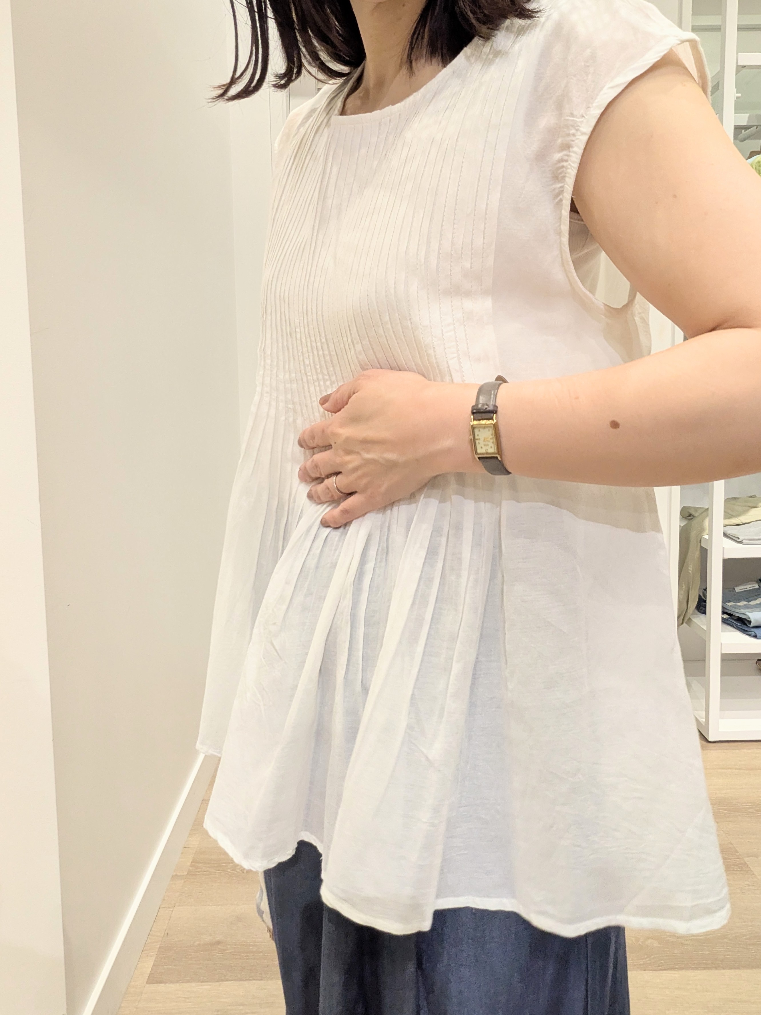 enさんの「Dessin｜エアリーシアーブラウス」を使ったコーディネート