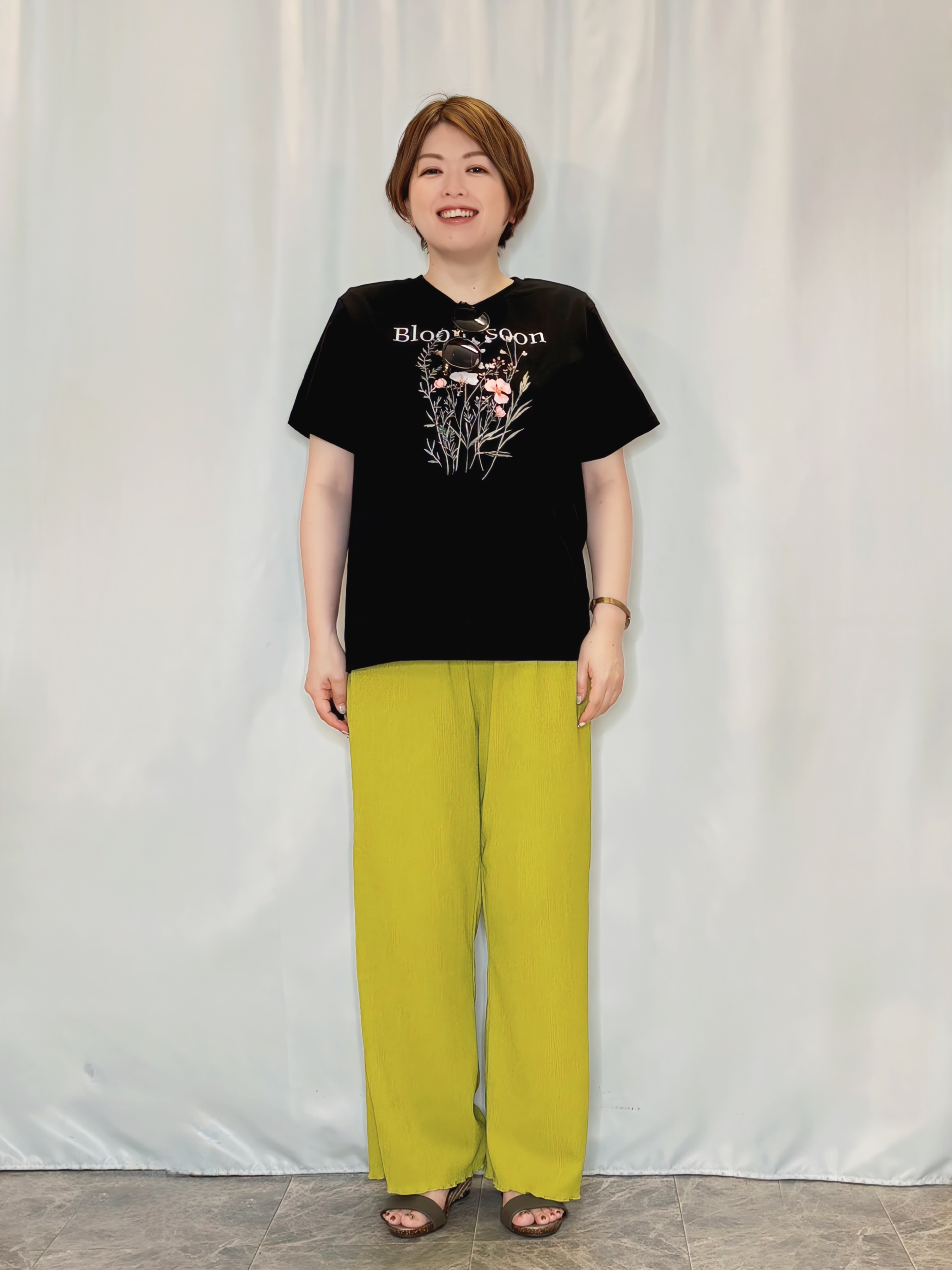 たみさんの「SHOO･LA･RUE｜【UV/洗濯機可】日焼け対策も快適に 指穴つき ジップパーカー」を使ったコーディネート