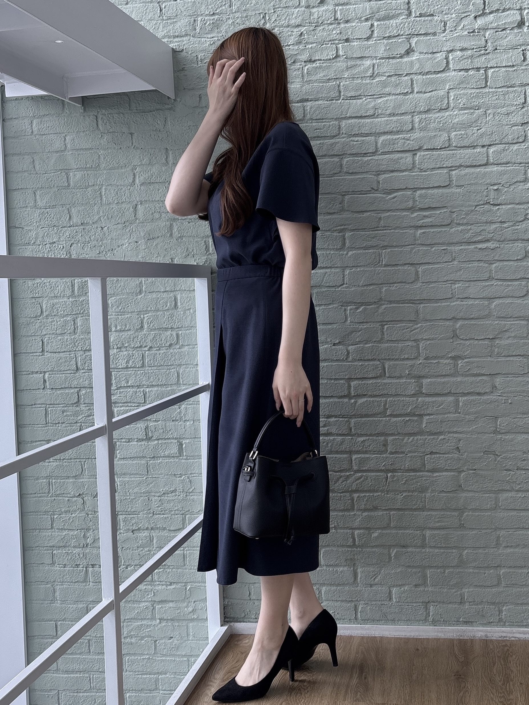 sayaさんの「COUP DE CHANCE｜【手洗い可／日本製】リネンライク フリル袖ブラウス」を使ったコーディネート