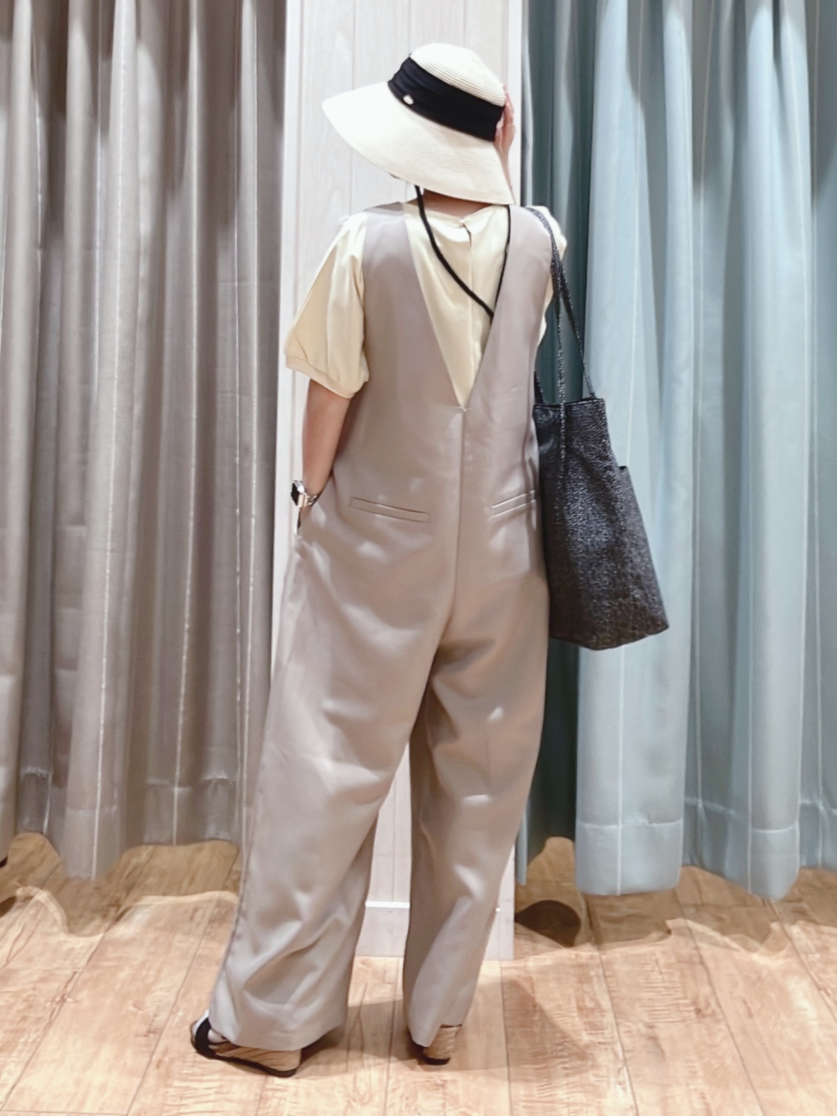 aaamiさんの「SHOO･LA･RUE｜【洗濯後しわになりにくい/S-LL】ゆったりらくちんきれい見え　シンプルだから使いやすい 大人のオー」を使ったコーディネート