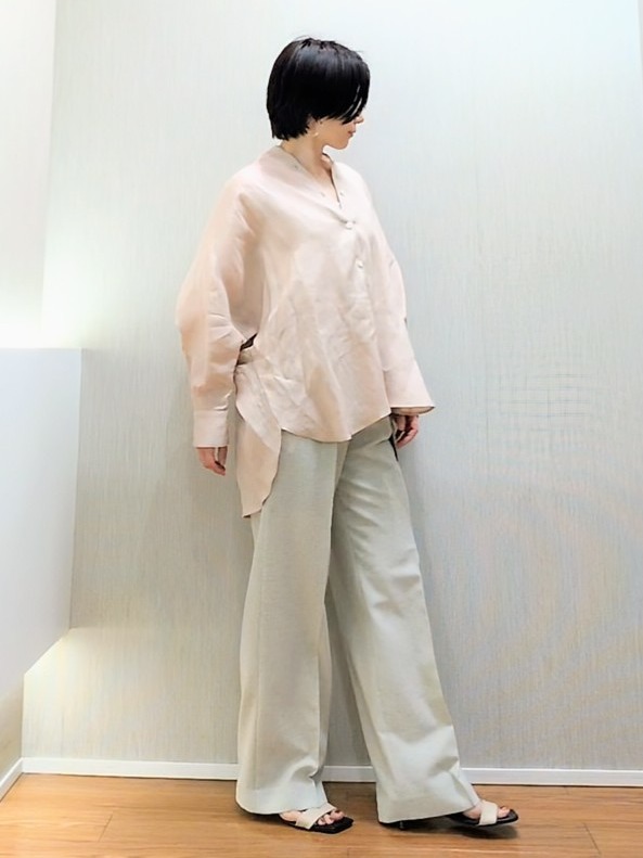 ミズタさんの「UNTITLED｜【麻100】リネンドルマンシャツ」を使ったコーディネート
