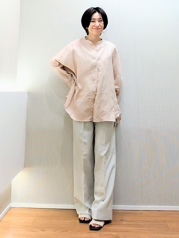 ミズタさんの「UNTITLED｜【麻100】リネンドルマンシャツ」を使ったコーディネート