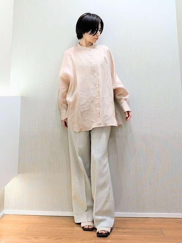 ミズタさんの「UNTITLED｜【麻100】リネンドルマンシャツ」を使ったコーディネート