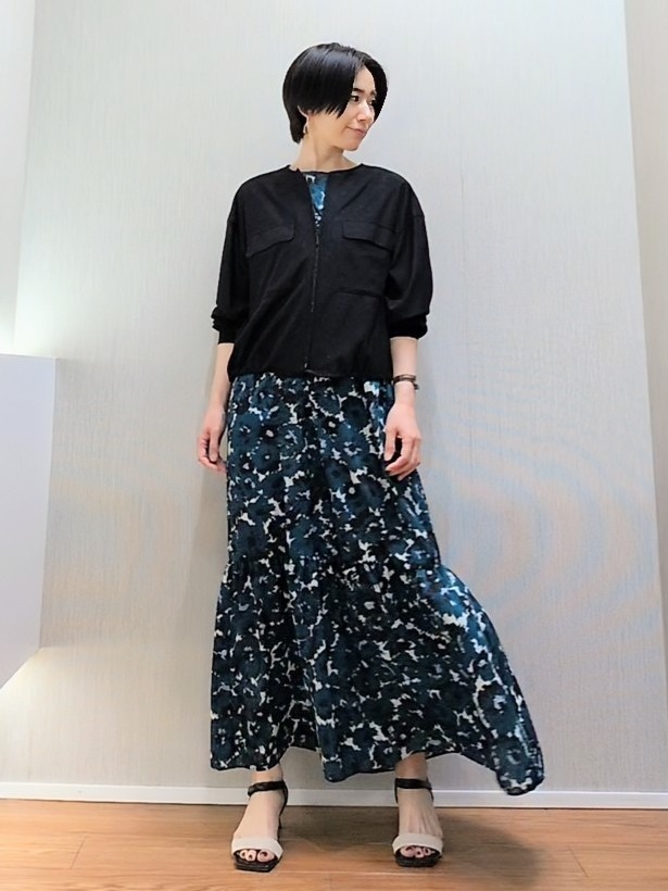 ミズタさんの「UNTITLED｜◆【古畑星夏さん着用/洗える】シアーブルゾン」を使ったコーディネート