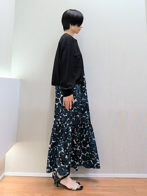 ミズタさんの「UNTITLED｜◆【古畑星夏さん着用/洗える】シアーブルゾン」を使ったコーディネート