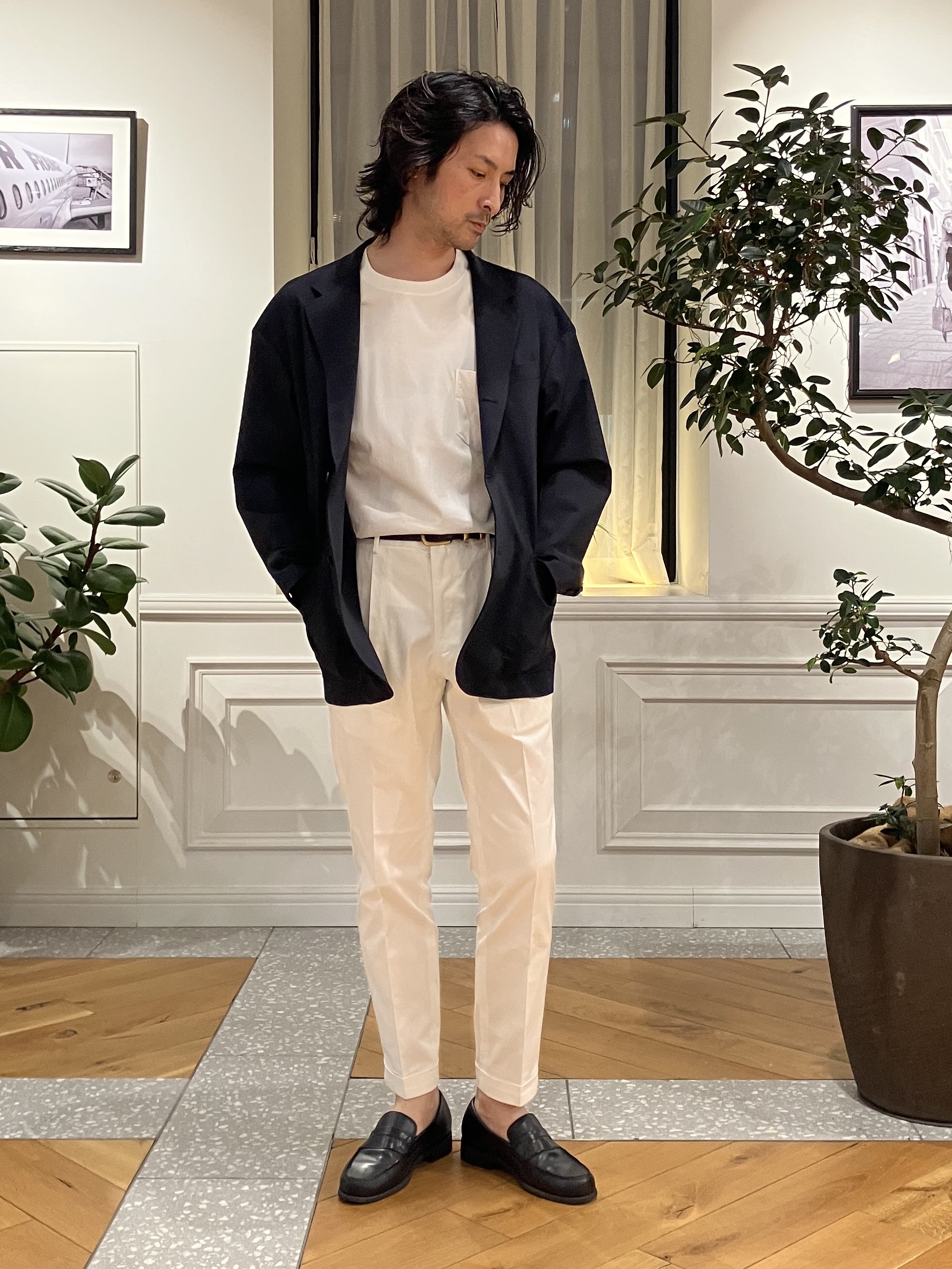 junyaさんの「DRESSTERIOR｜【干場義雅&times;MOVB&times;DRESSTERIOR】トリプルコラボ DUPLEX COTTON コンフォー」を使ったコーディネート