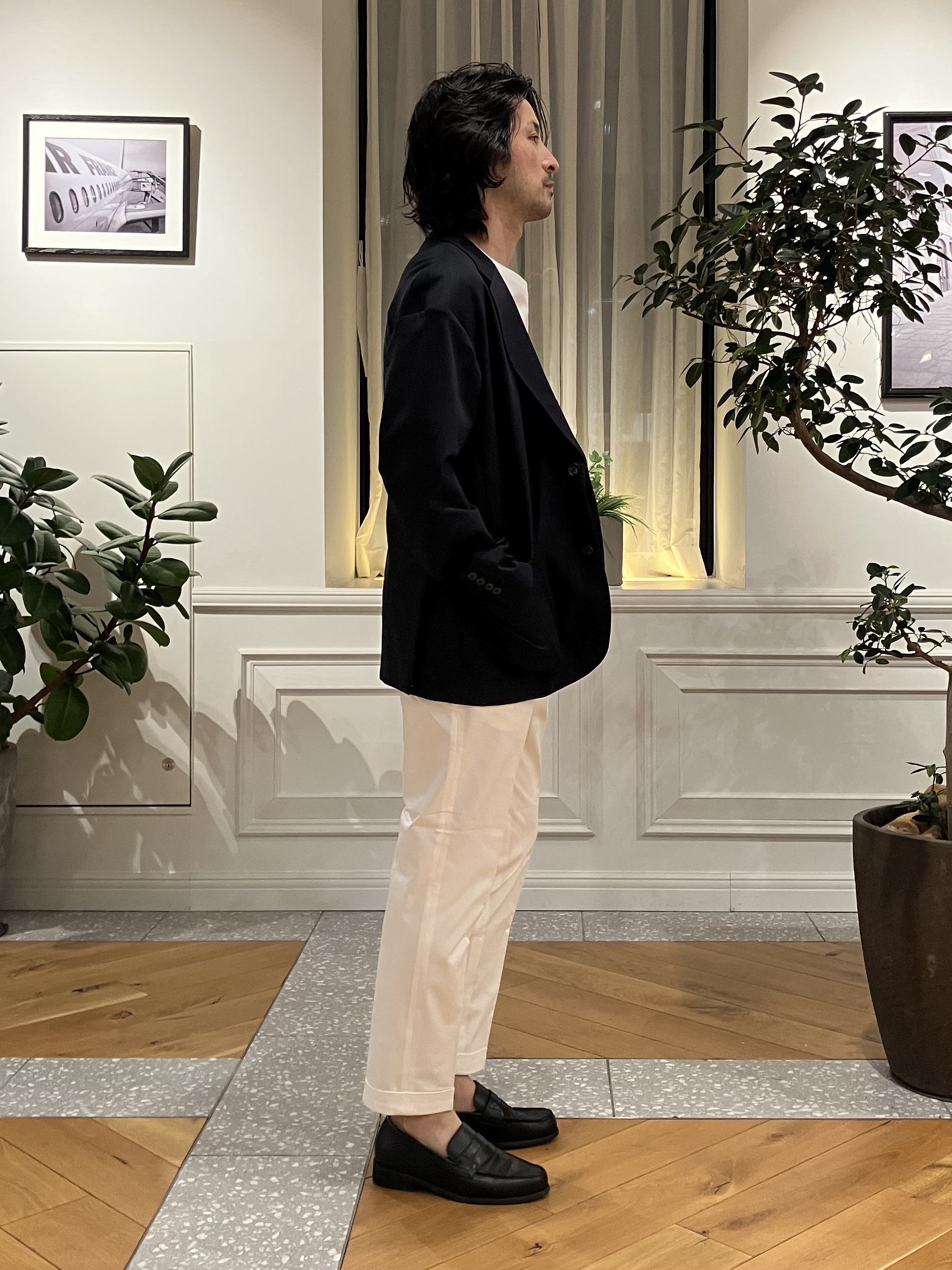 junyaさんの「DRESSTERIOR｜【干場義雅&times;MOVB&times;DRESSTERIOR】トリプルコラボ DUPLEX COTTON コンフォー」を使ったコーディネート