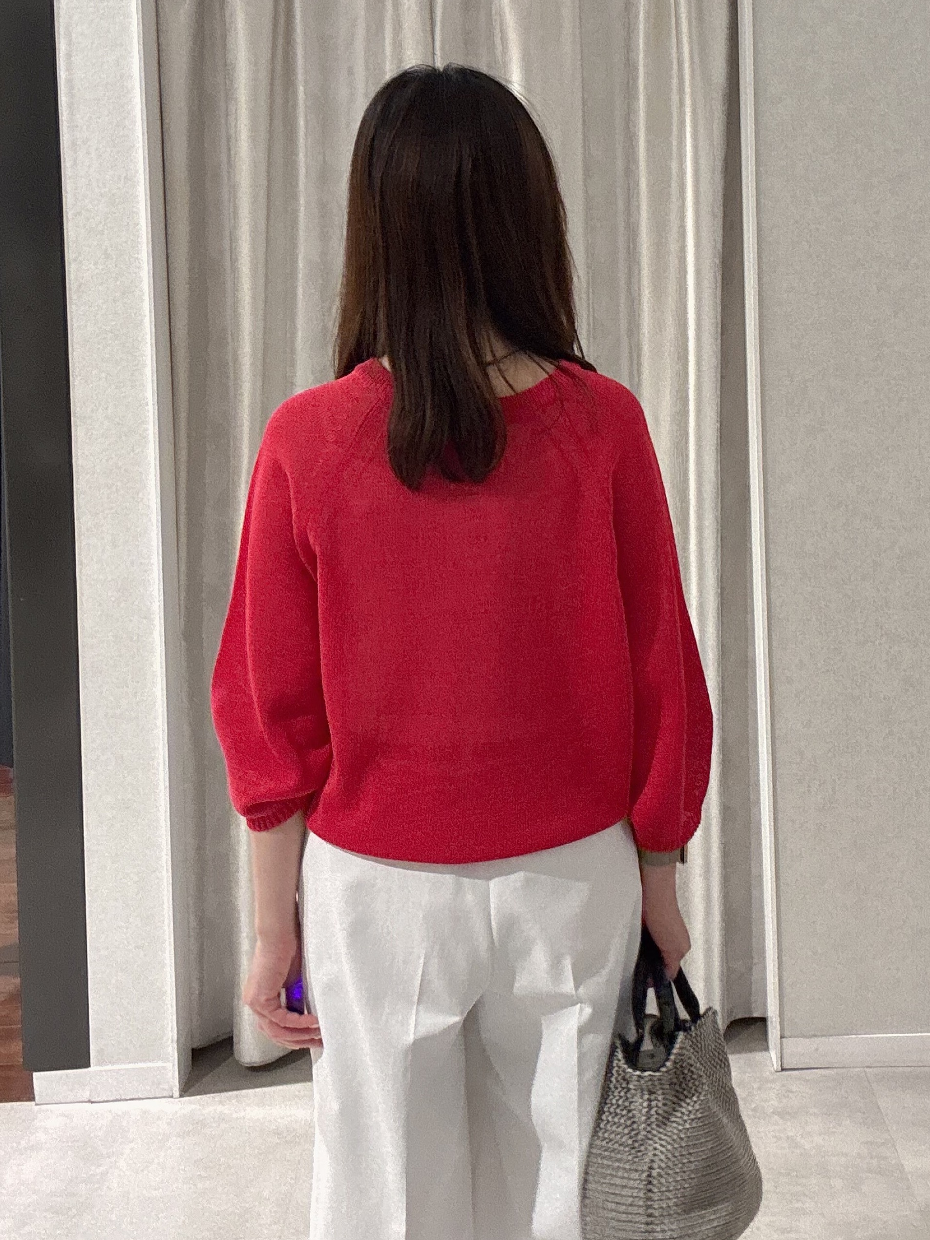 makiさんの「UNTITLED｜【洗える/ゆったり】クルーネックドライニット」を使ったコーディネート