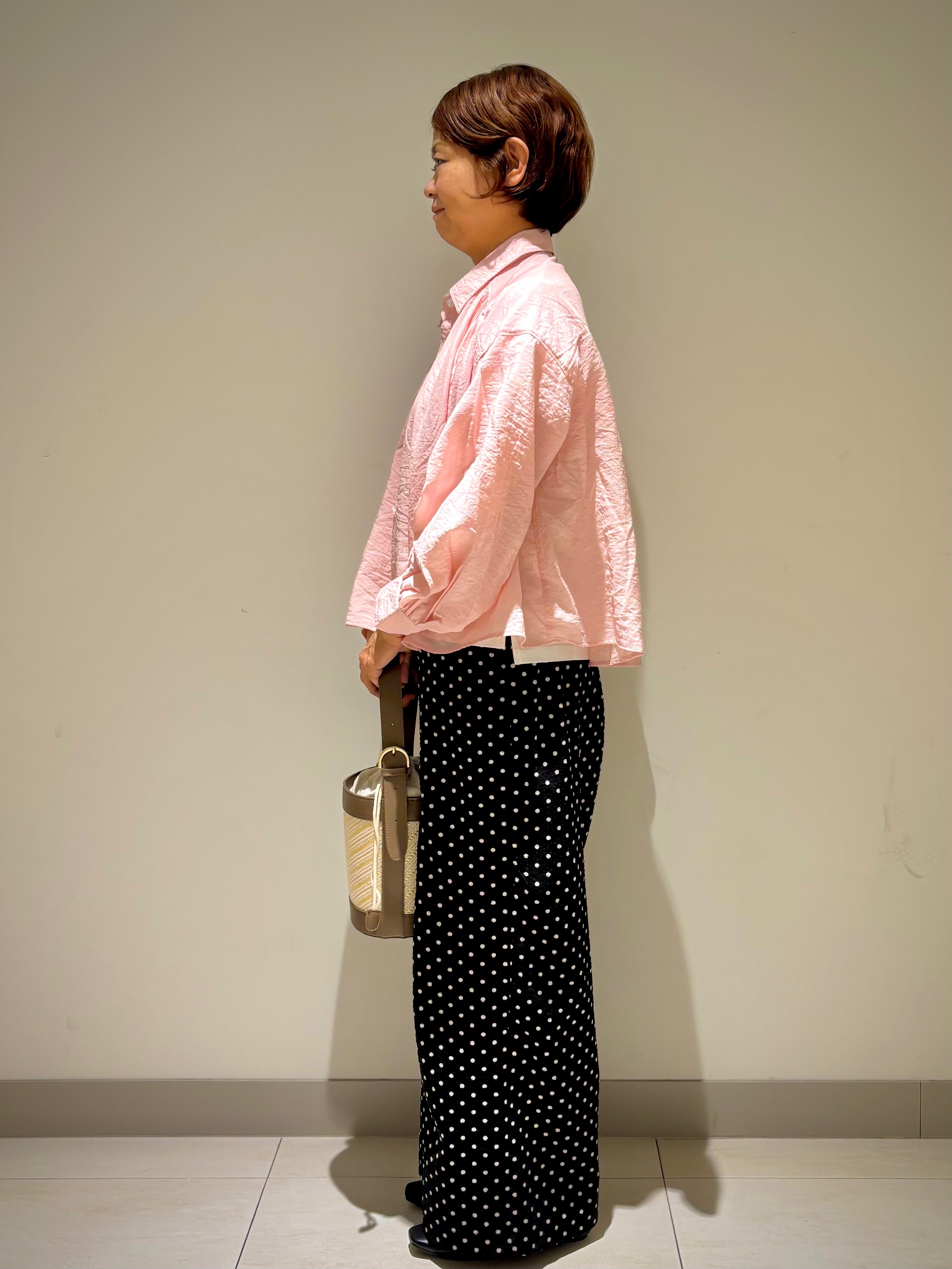 Haruさんの「Dessin｜【UVカット/接触冷感】美光沢カットソー」を使ったコーディネート