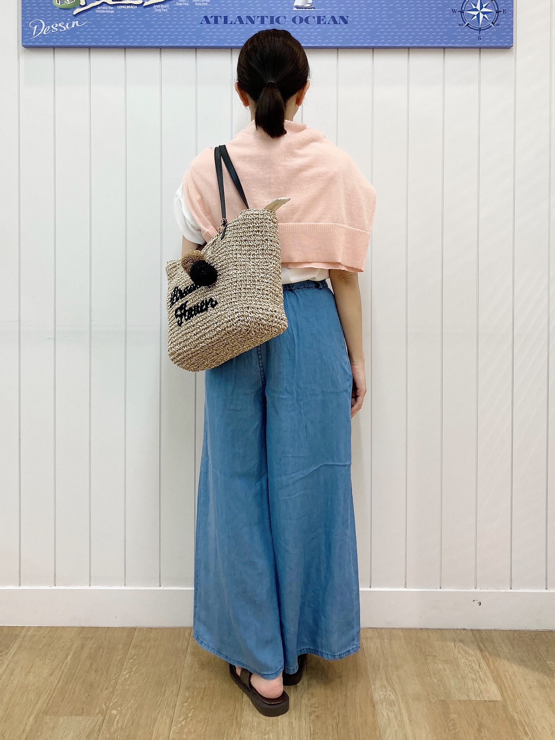 yoshiさんの「Dessin｜【UVカット/接触冷感】美光沢カットソー」を使ったコーディネート