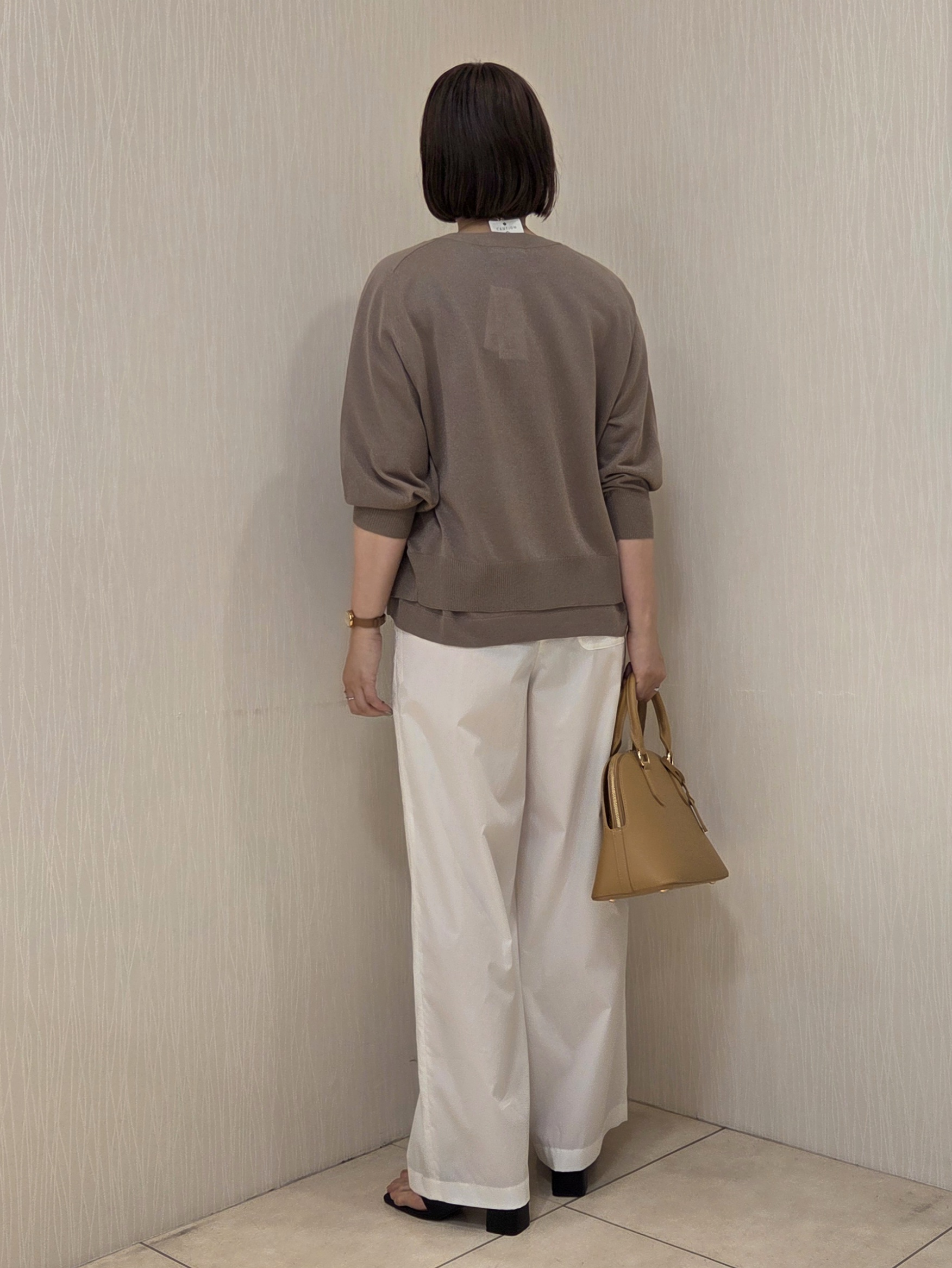 naokoさんの「UNTITLED｜【アンサンブル可/シアー】リネンエステルカーディガン」を使ったコーディネート