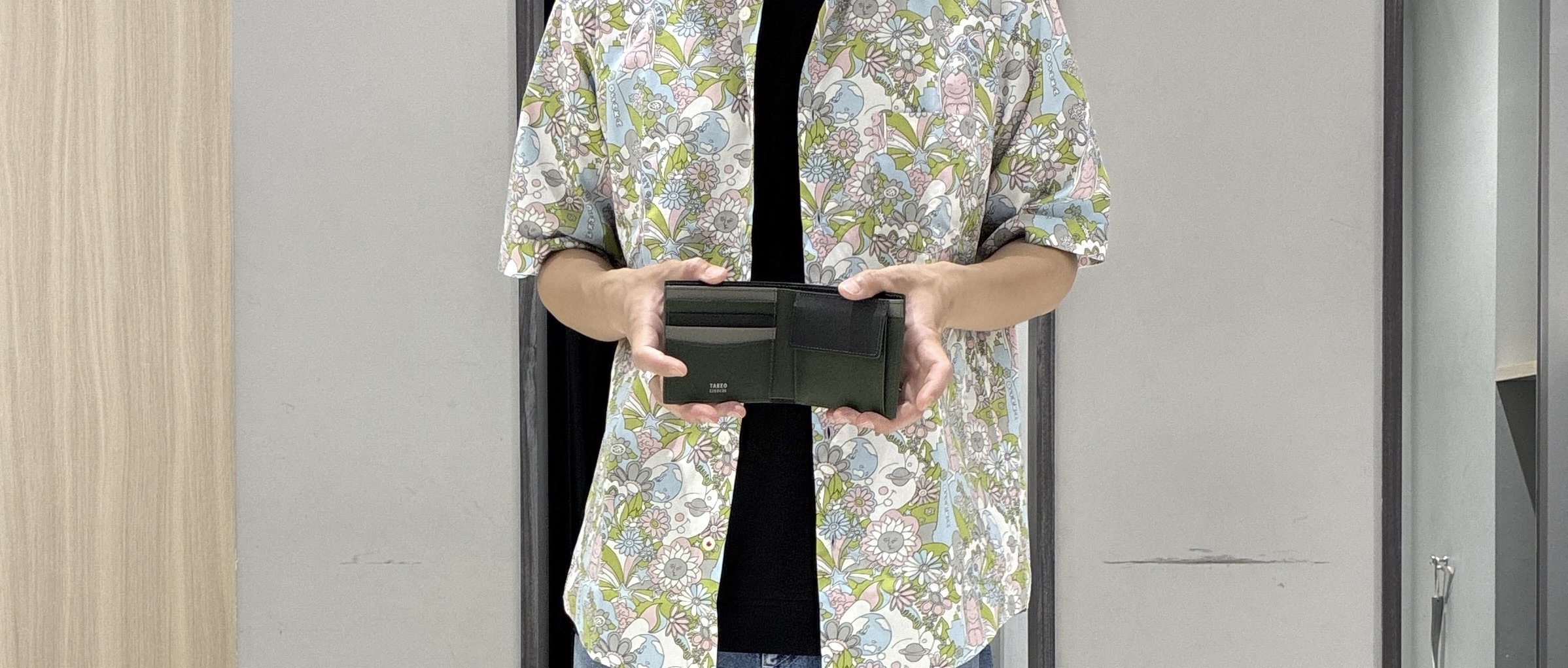 わいずみさんの「TAKEO KIKUCHI｜【接触冷感】アイスクリアコットン Tシャツ」を使ったコーディネート