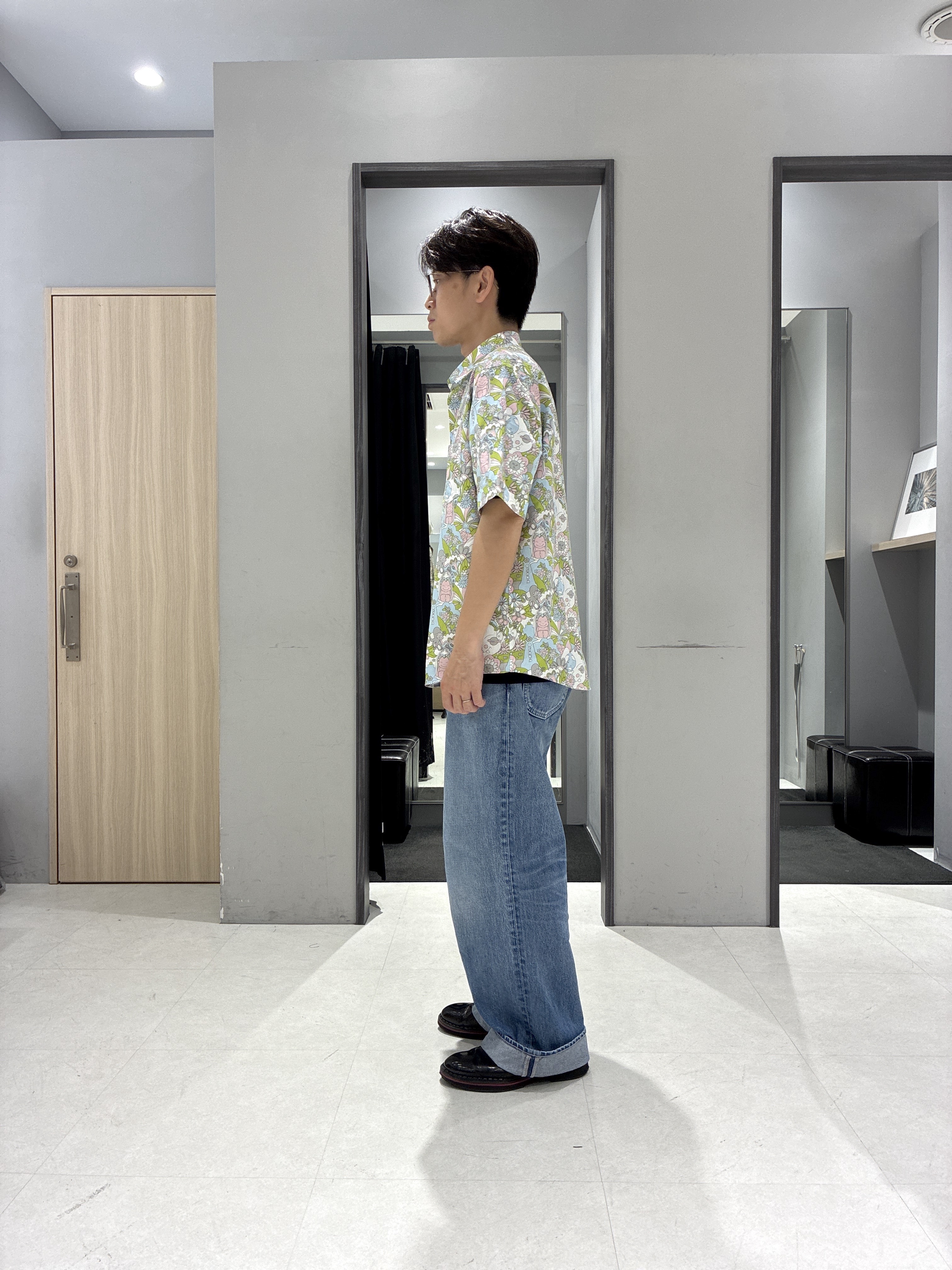 わいずみさんの「TAKEO KIKUCHI｜【接触冷感】アイスクリアコットン Tシャツ」を使ったコーディネート