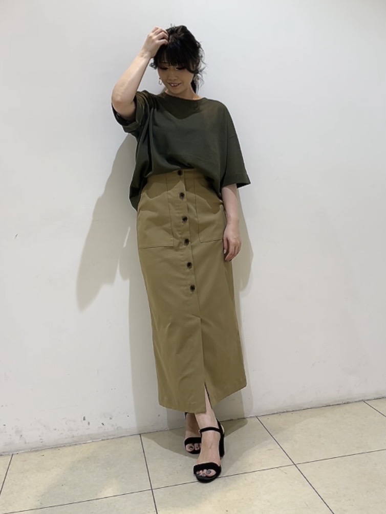 watanabeさんの「UNTITLED｜【アンサンブル可/Tシャツ風/ゆったり】リラックスニットトップス」を使ったコーディネート