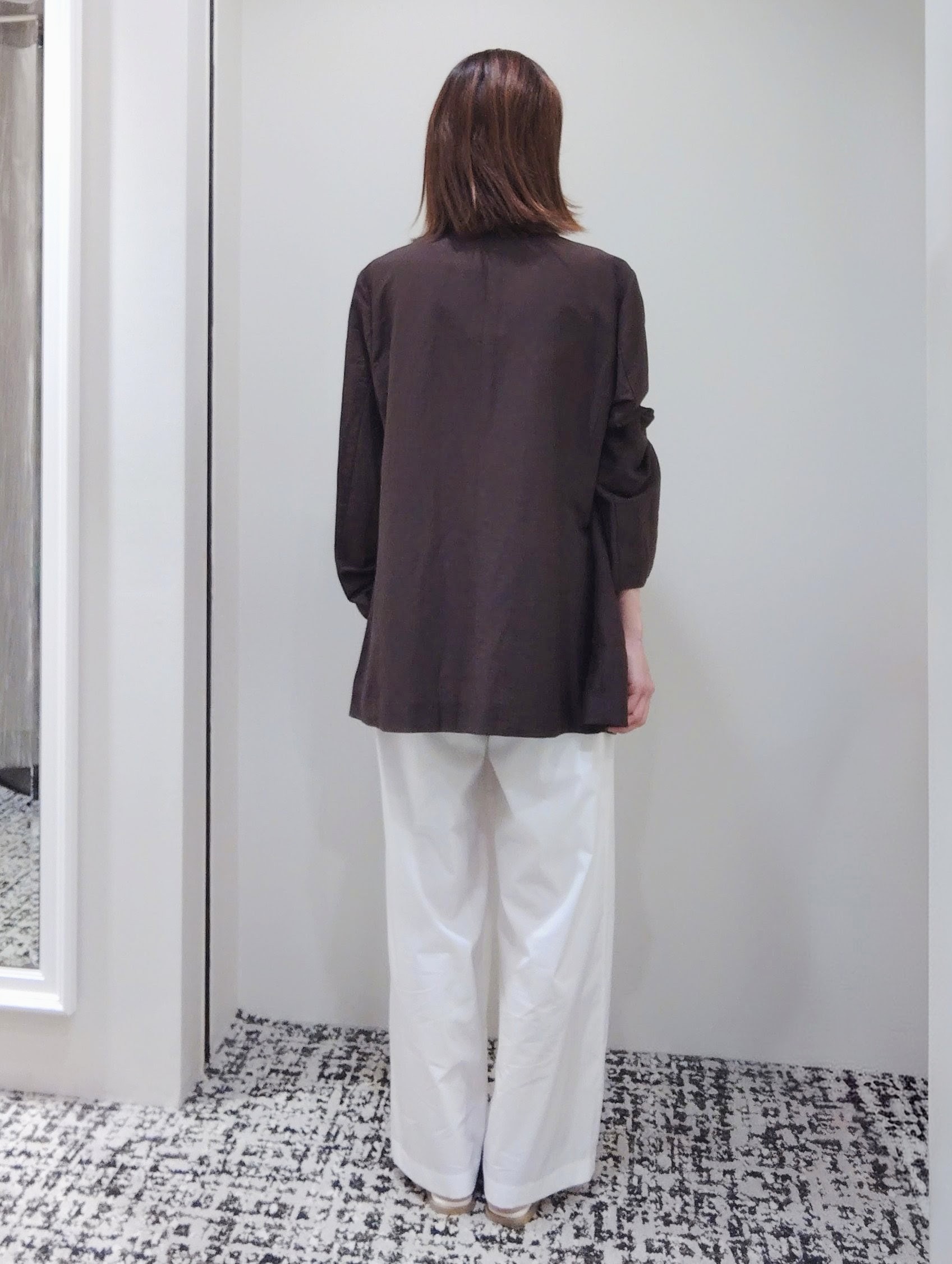 terumiさんの「UNTITLED｜◆【程よいシアー感/洗える】エアリーバイオジャケット」を使ったコーディネート