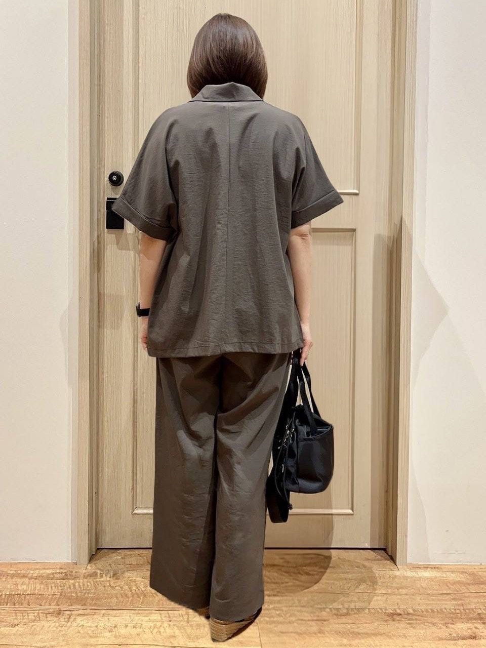 fukuiさんの「SHOO･LA･RUE｜【高レビュー/洗濯機可/セットアップ可】軽凛(かろりん) 半袖ジャケット」を使ったコーディネート