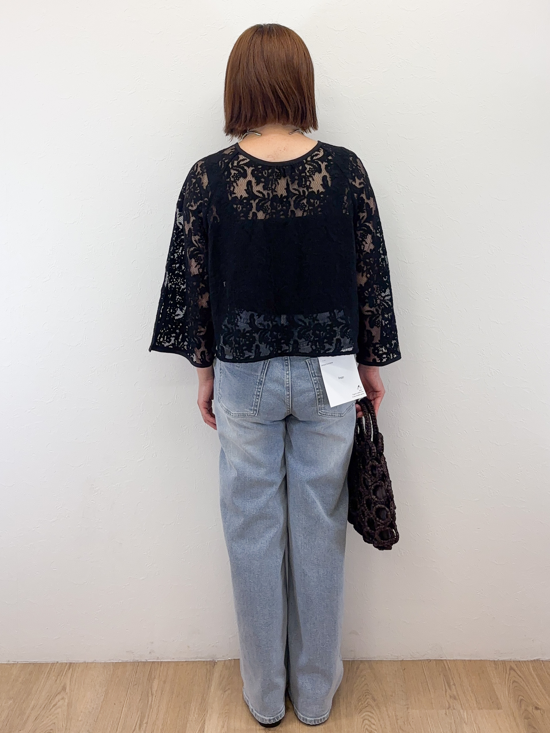 Takeさんの「OPAQUE.CLIP｜刺繍レースショートブラウス【洗える】」を使ったコーディネート