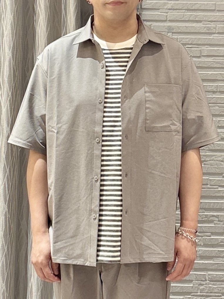 Pーyamaさんの「THE SHOP TK｜クールウェザー 半袖シャツ 接触冷感／洗濯機OK／セットアップ可」を使ったコーディネート