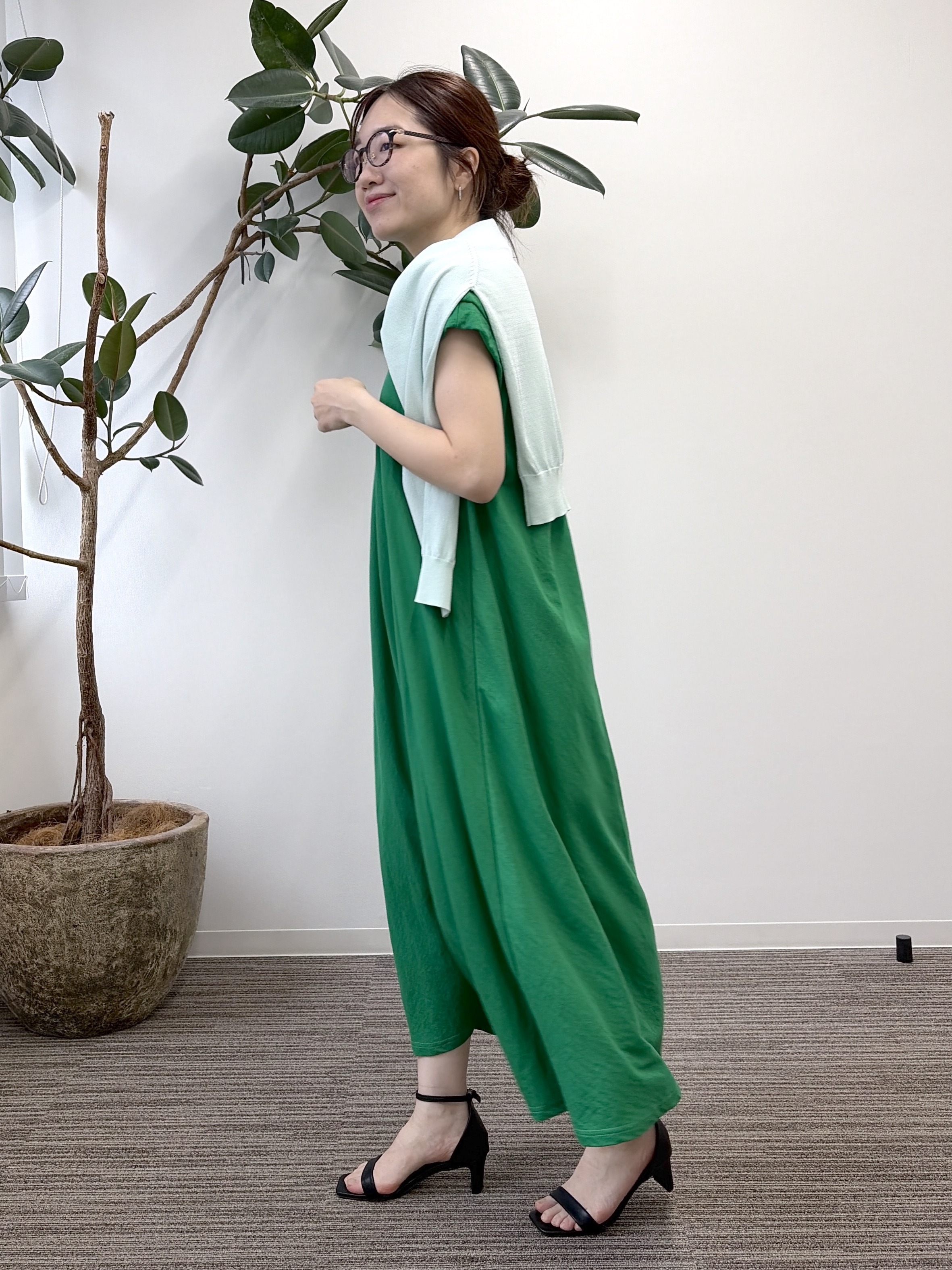 saoriさんの「【接触冷感】カノコワンピース」を使ったコーディネート