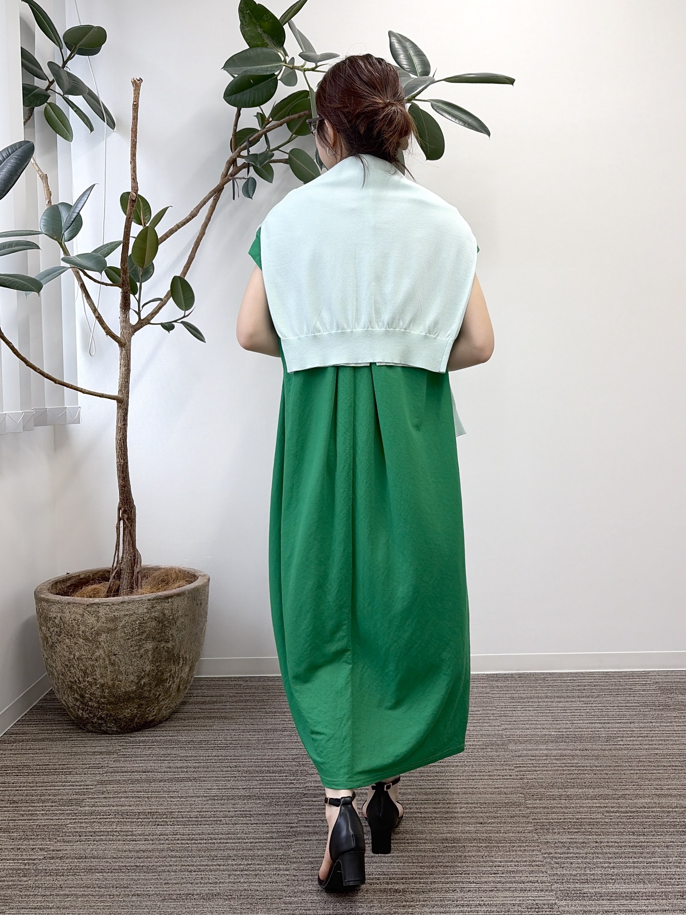 saoriさんの「【接触冷感】カノコワンピース」を使ったコーディネート