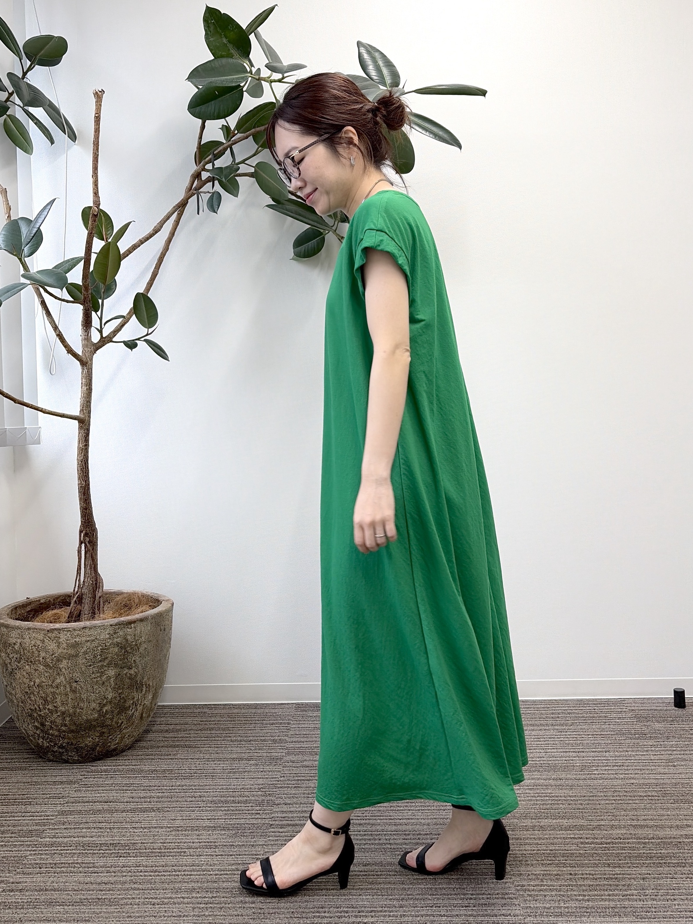 saoriさんの「【接触冷感】カノコワンピース」を使ったコーディネート