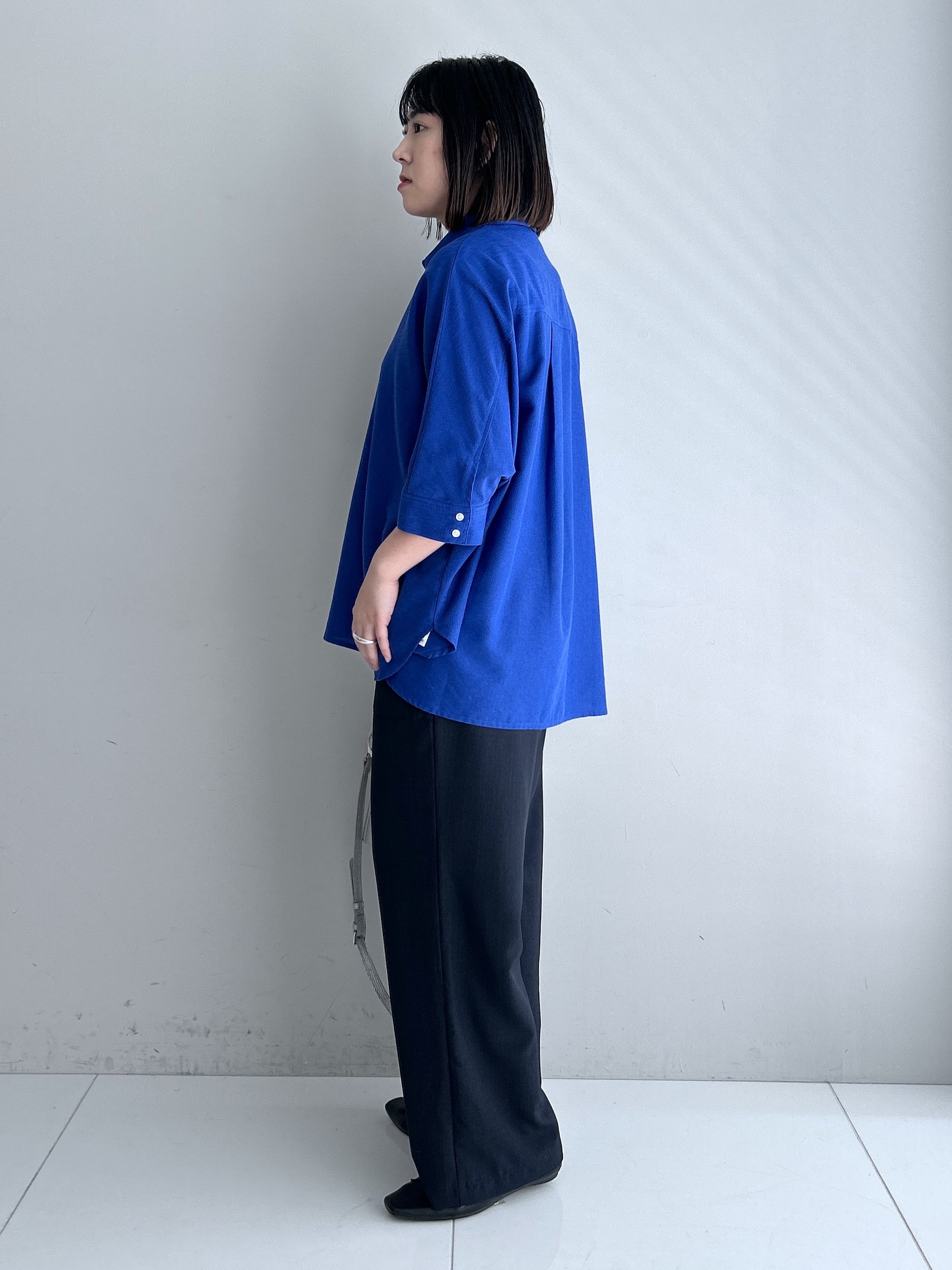 Hirokaさんの「Dessin｜【セットアップ可/洗える】リネンブレンドドルマンシャツ」を使ったコーディネート