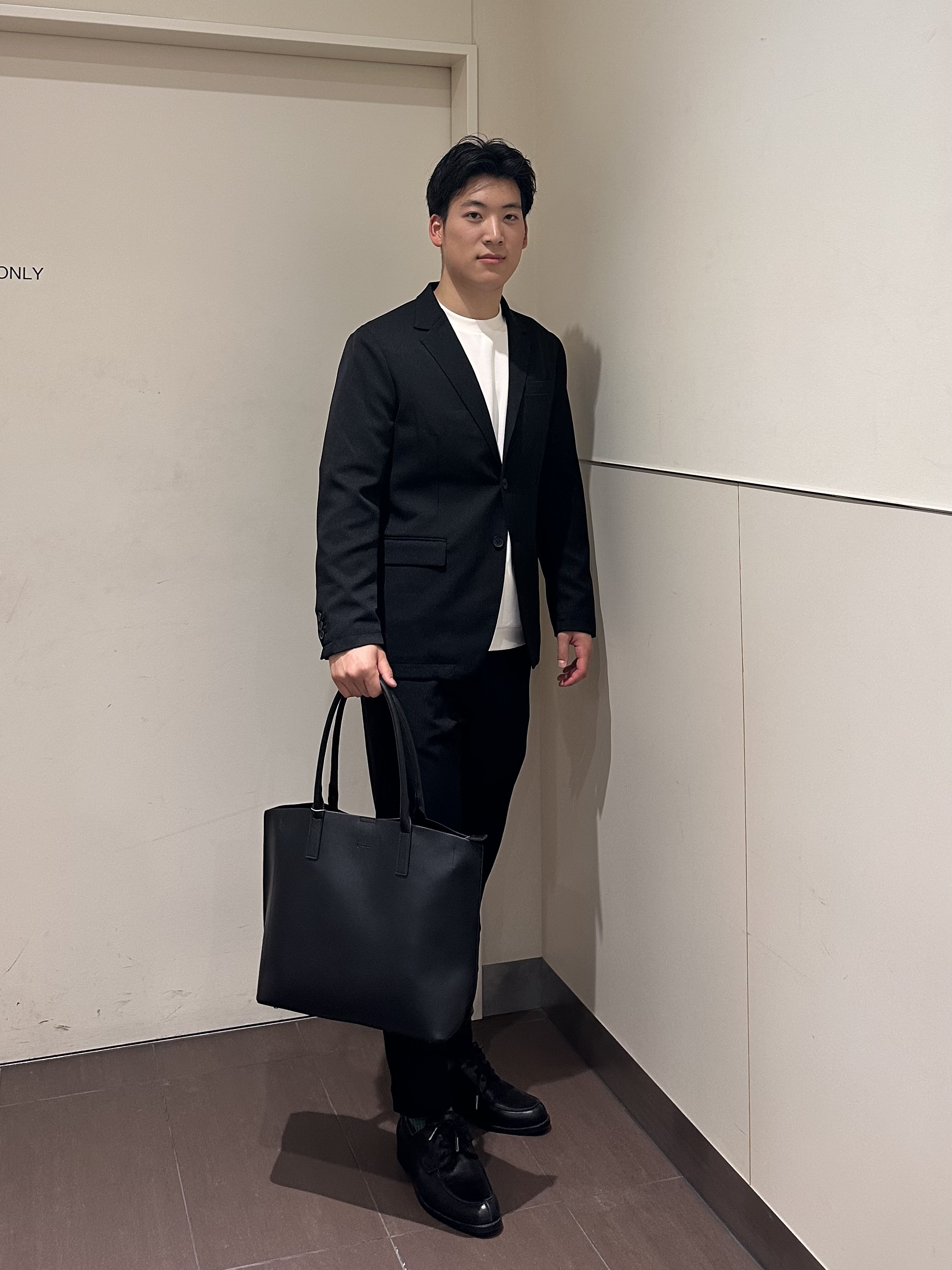 RITSUKIさんの「tk.TAKEO KIKUCHI｜◆【昨年の人気商品！】上下2点セットエステルサージセットアップ/通年着用可/洗濯可/オールシーズン/」を使ったコーディネート