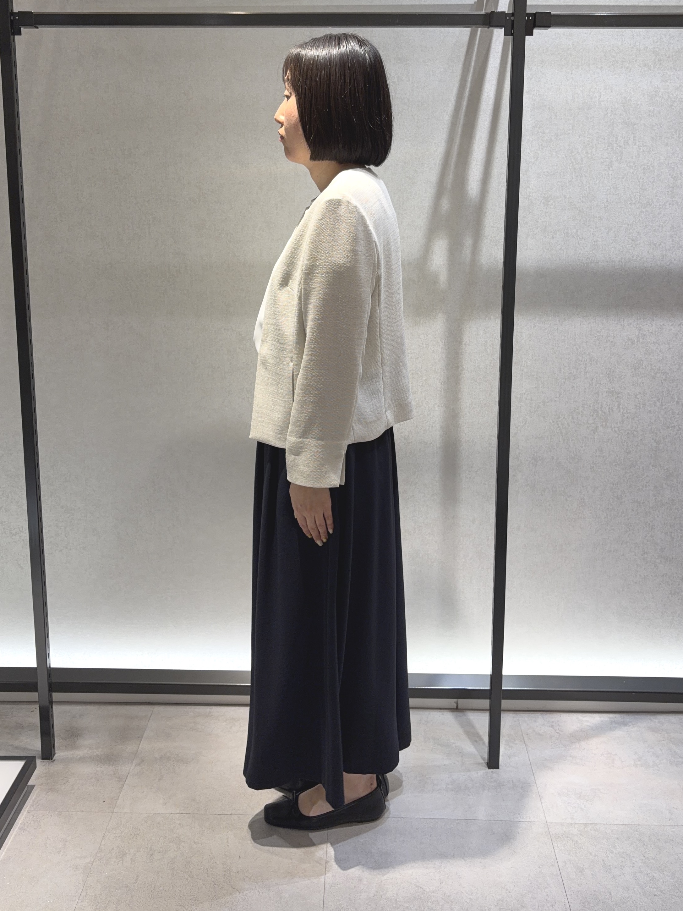 わたなべさんの「UNTITLED｜【清涼感/洗える】ミニマルシルエットジャケット」を使ったコーディネート