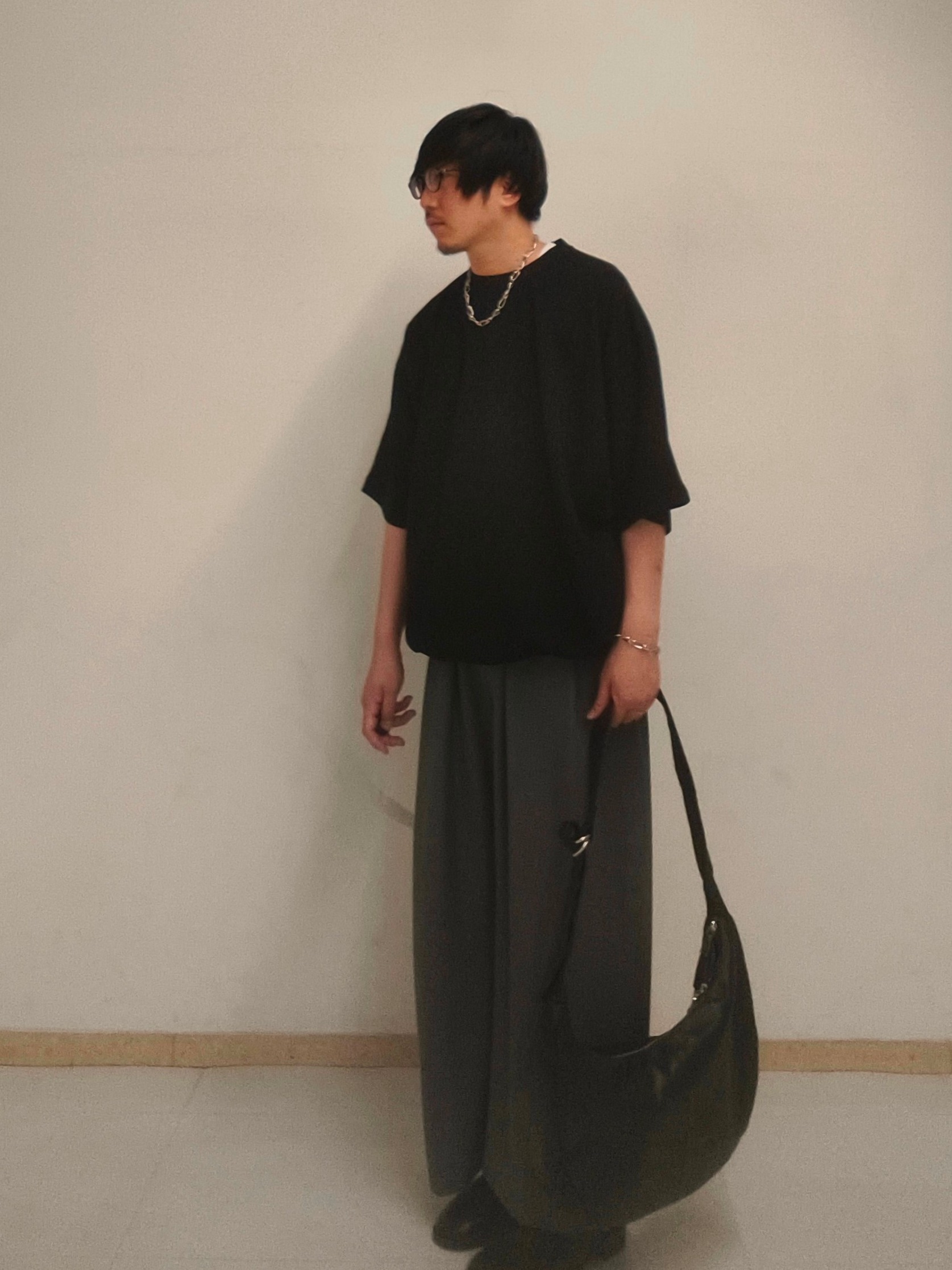 サクライさんの「tk.TAKEO KIKUCHI｜【昨年売上NO.1】マシュマロドルマンカットソー/柔らか/ふわふわタッチ」を使ったコーディネート