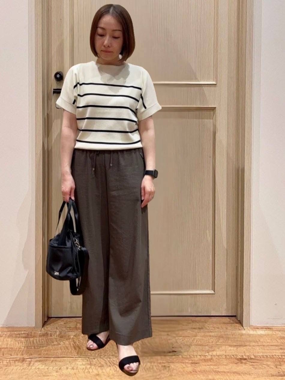 fukuiさんの「SHOO･LA･RUE｜【高レビュー/洗濯機可/セットアップ可】軽凛(かろりん) 半袖ジャケット」を使ったコーディネート