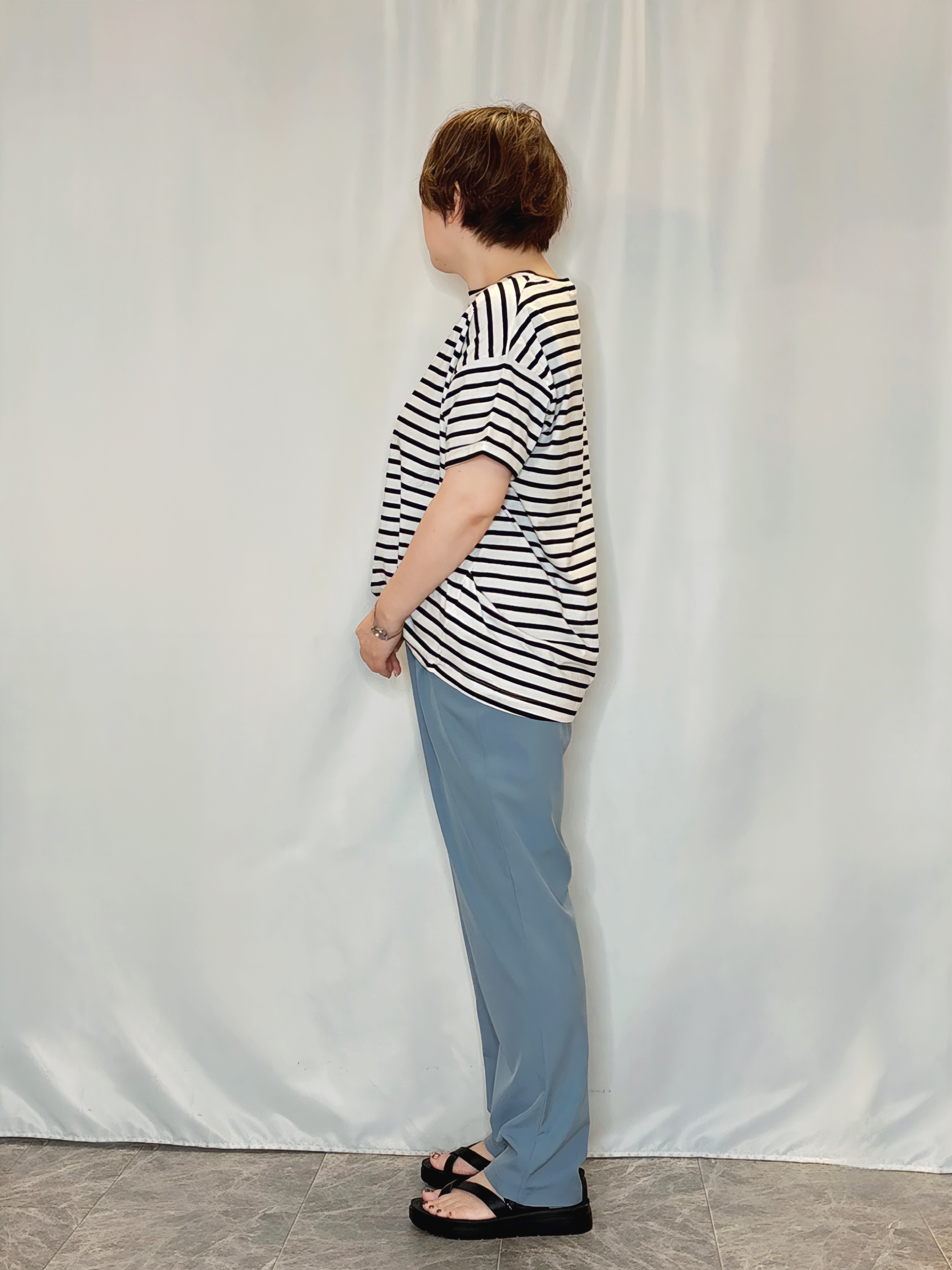 たみさんの「SHOO･LA･RUE｜【S-LL/洗濯機可】夏に使える 程よい透け感のシアーブルゾン」を使ったコーディネート