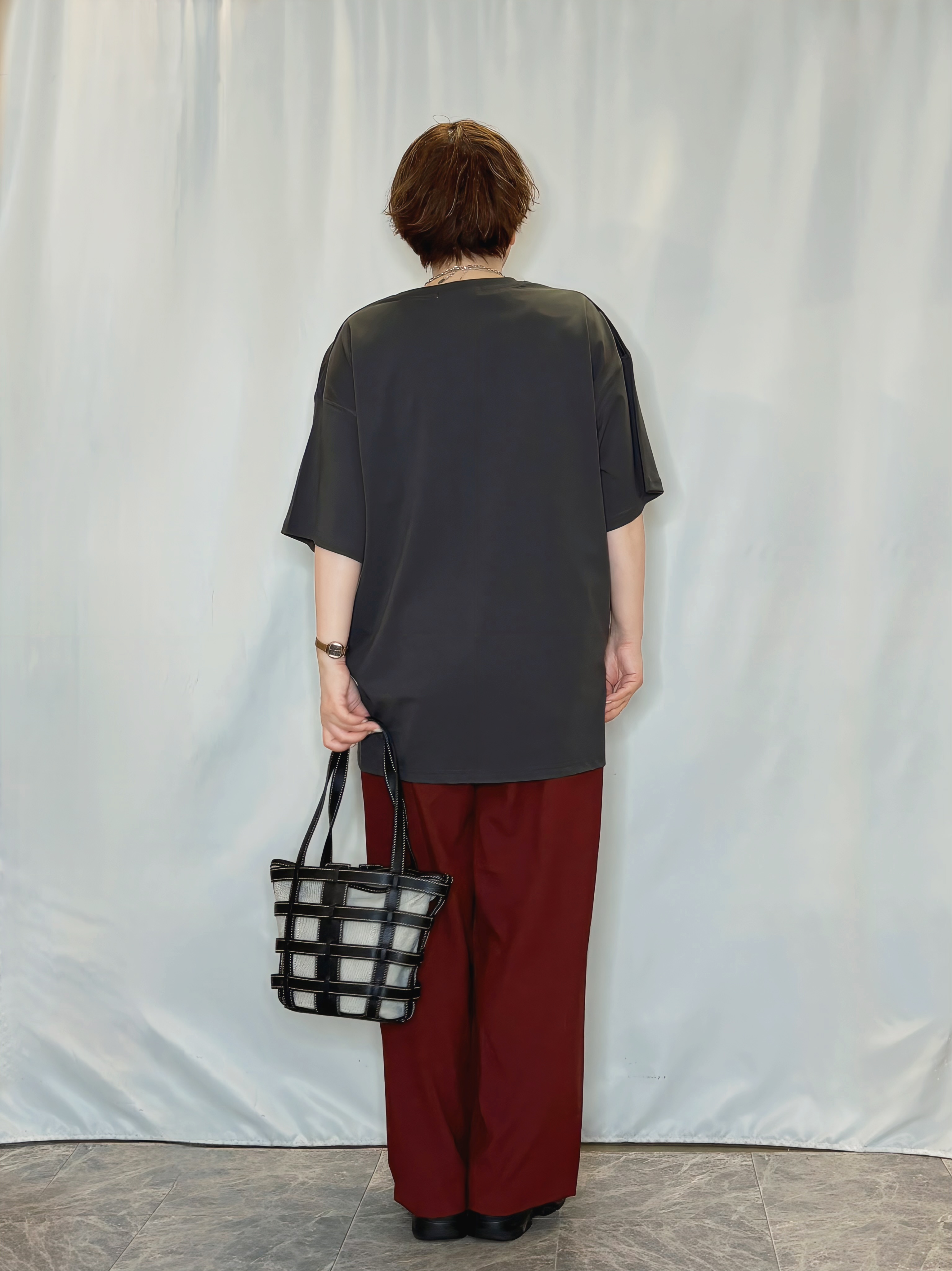 たみさんの「SHOO･LA･RUE｜【体型カバー】ゆるっとBIGアソートTシャツ」を使ったコーディネート
