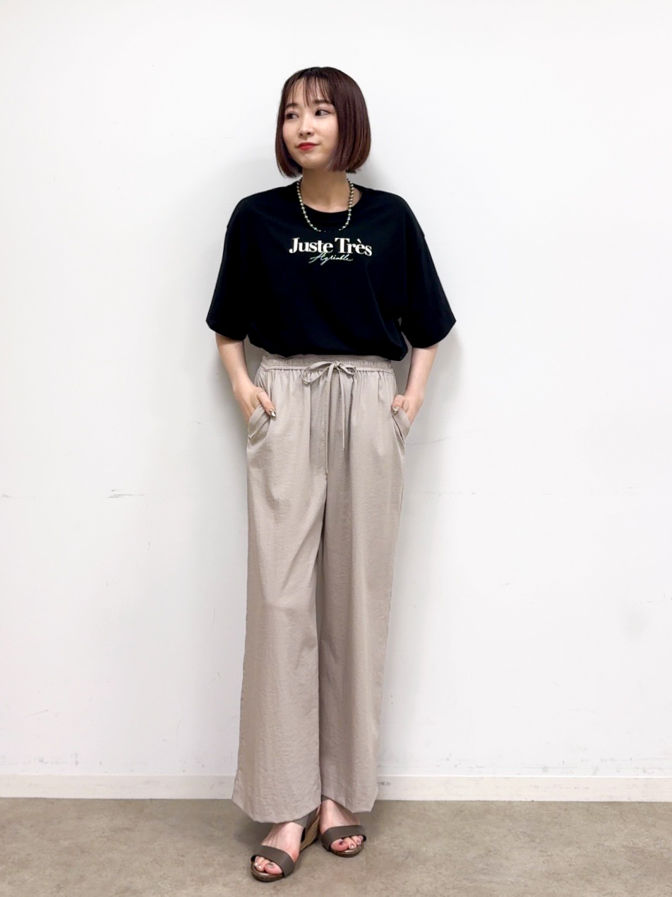 𝐜𝐡𝐢𝐤𝐚さんの「SHOO･LA･RUE｜【高レビュー/洗濯機可/セットアップ可】軽凛(かろりん) 半袖ジャケット」を使ったコーディネート
