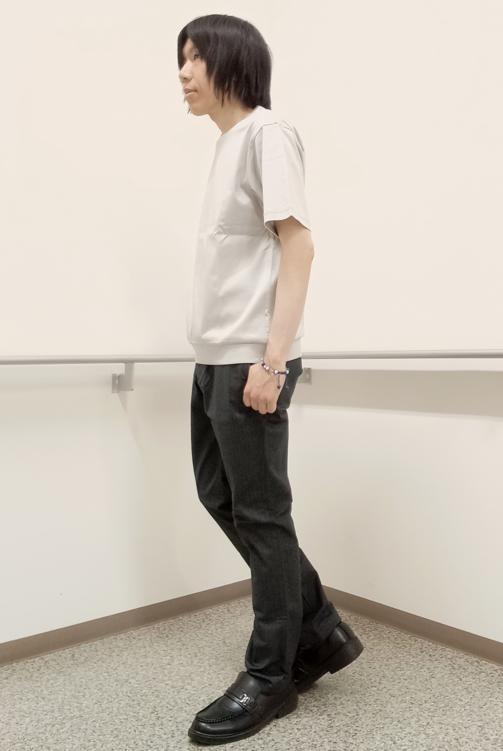 moritaさんの「TAKEO KIKUCHI｜播州織り 千鳥 半袖シャツ」を使ったコーディネート