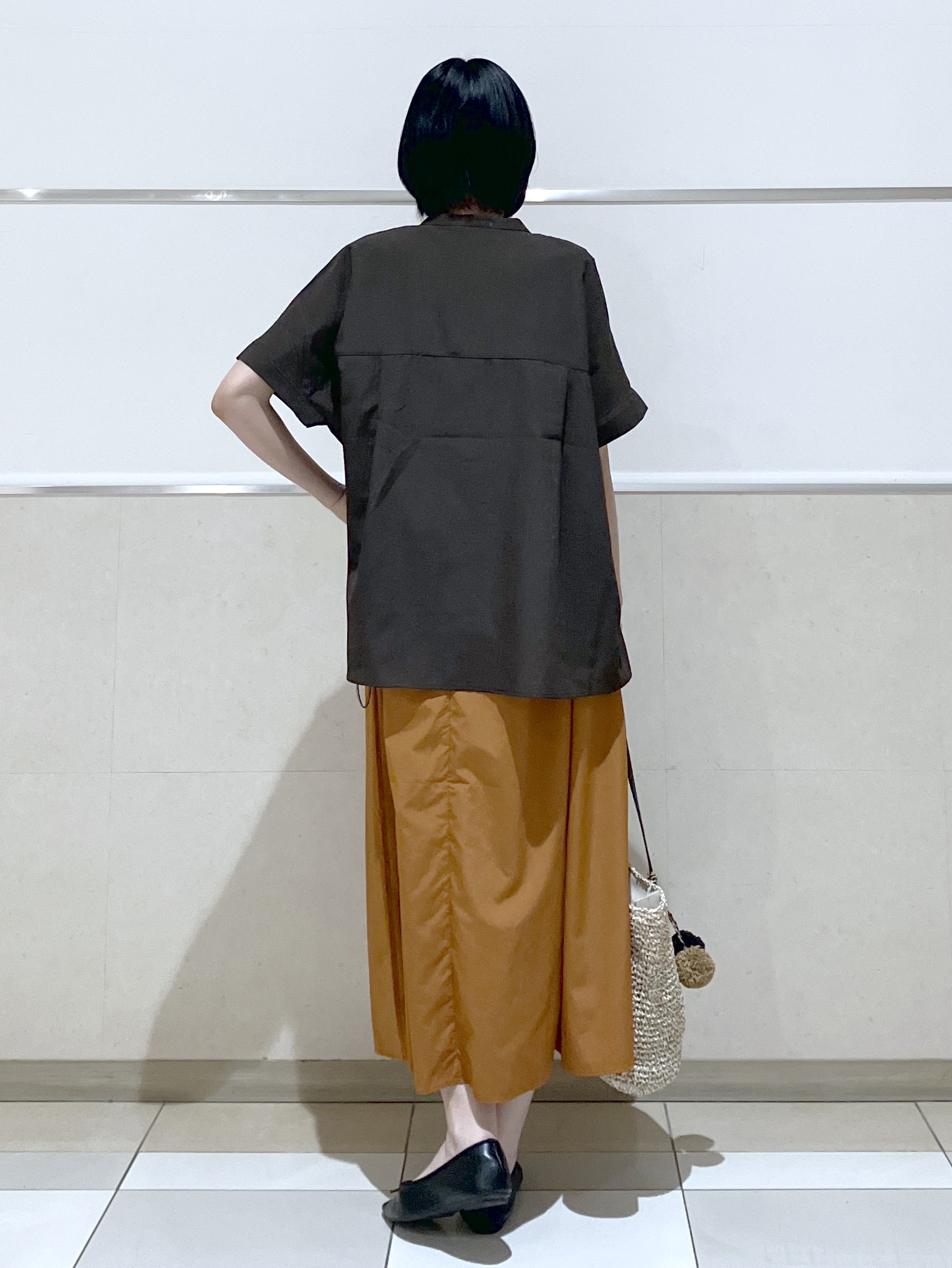 eriko さんの「Dessin｜【高通気/セットアップ可】ドロストシャツ」を使ったコーディネート