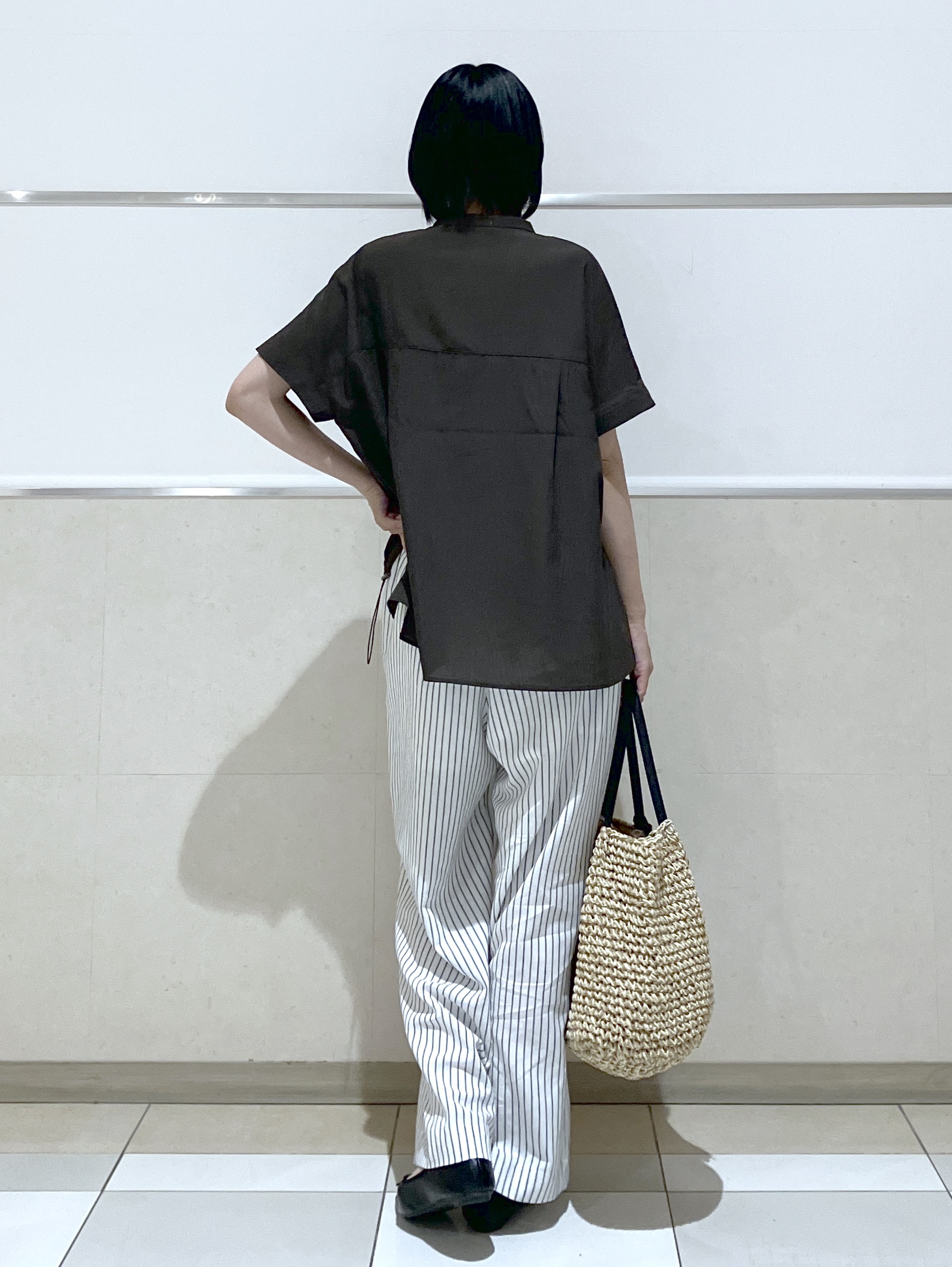 eriko さんの「Dessin｜【高通気/セットアップ可】ドロストシャツ」を使ったコーディネート