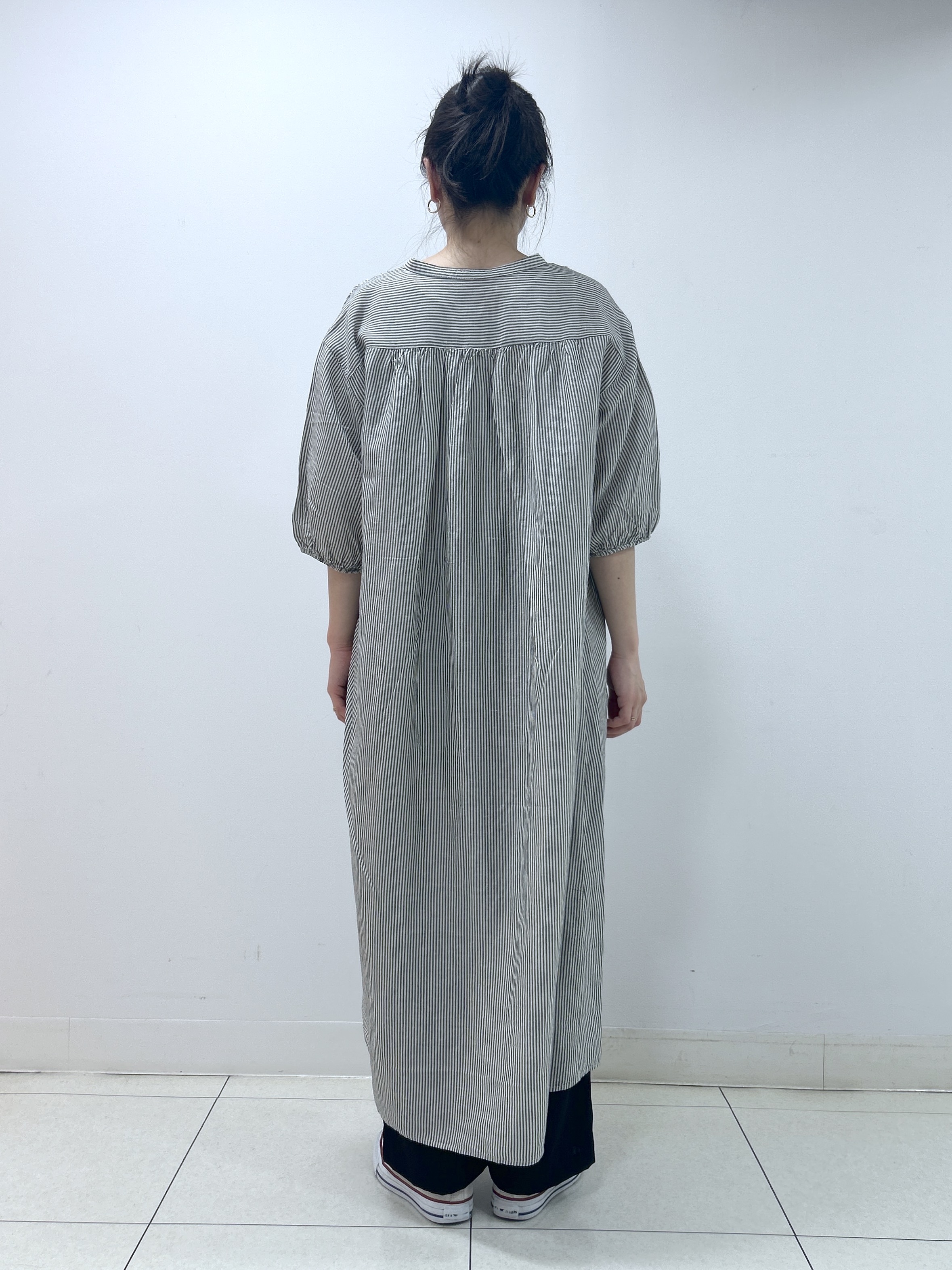 Kaiさんの「Dessin｜【洗える】リネン混シャツワンピース」を使ったコーディネート