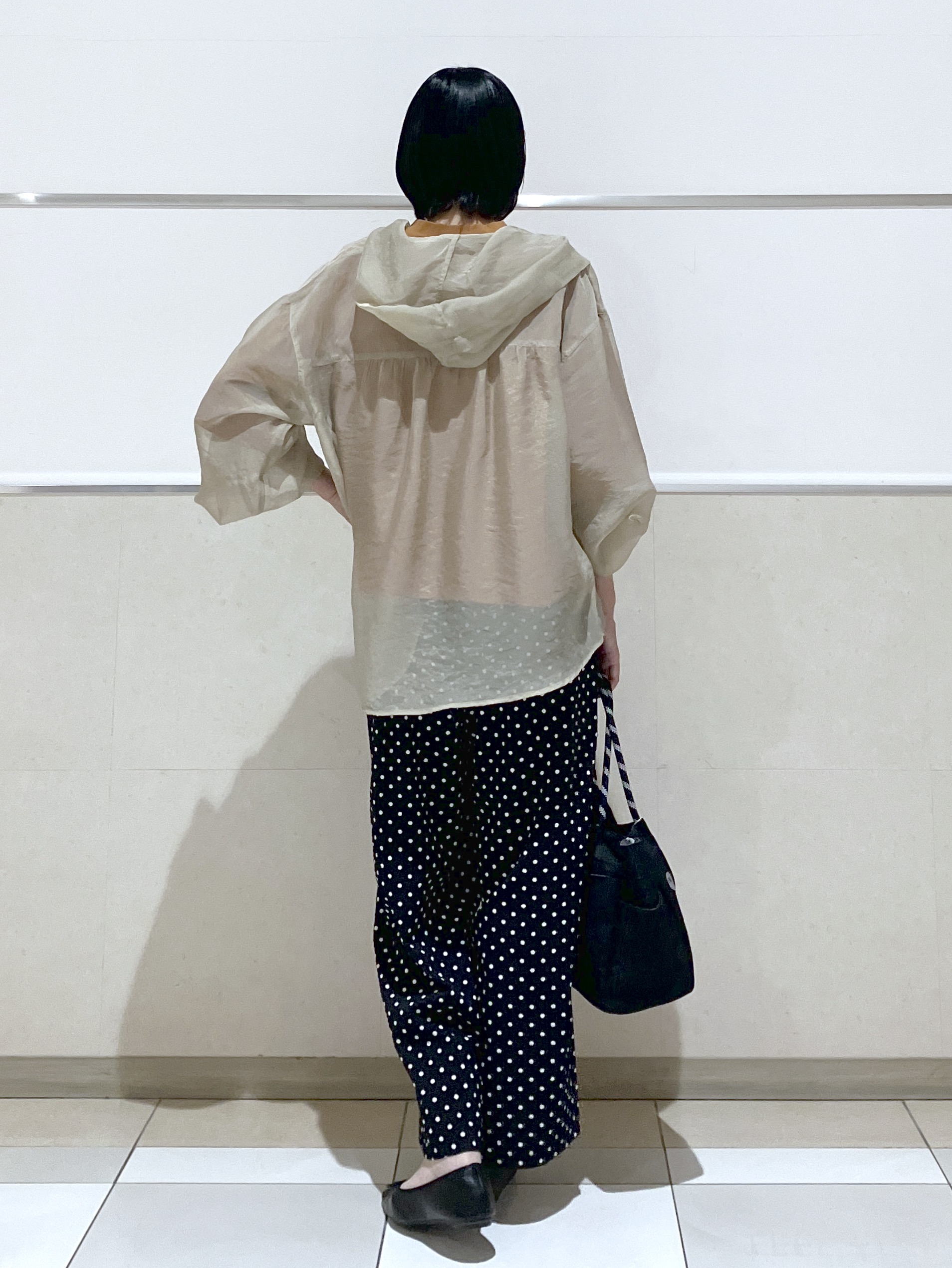 eriko さんの「Dessin｜【体型カバー】美光沢カットソーボクシーシルエット」を使ったコーディネート