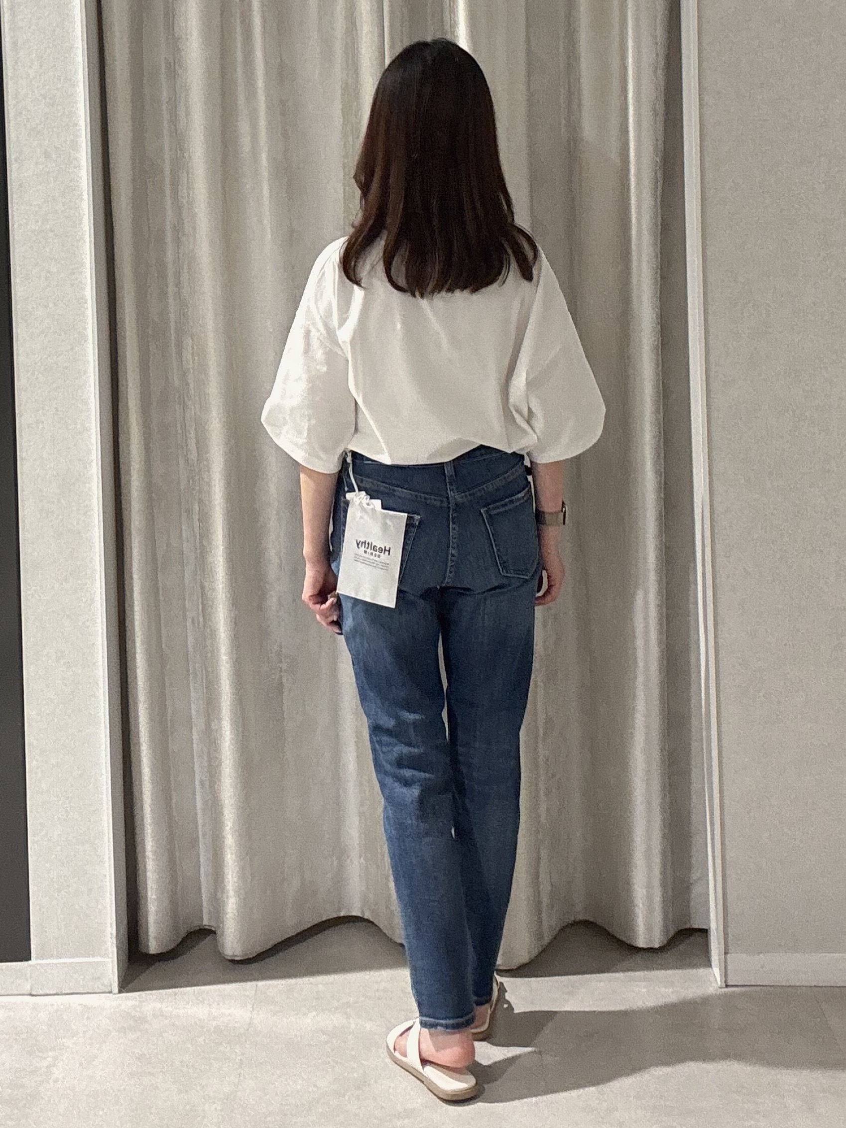 makiさんの「UNTITLED｜◆【9色展開/アンサンブル可】コットンクルーネックカーディガン」を使ったコーディネート