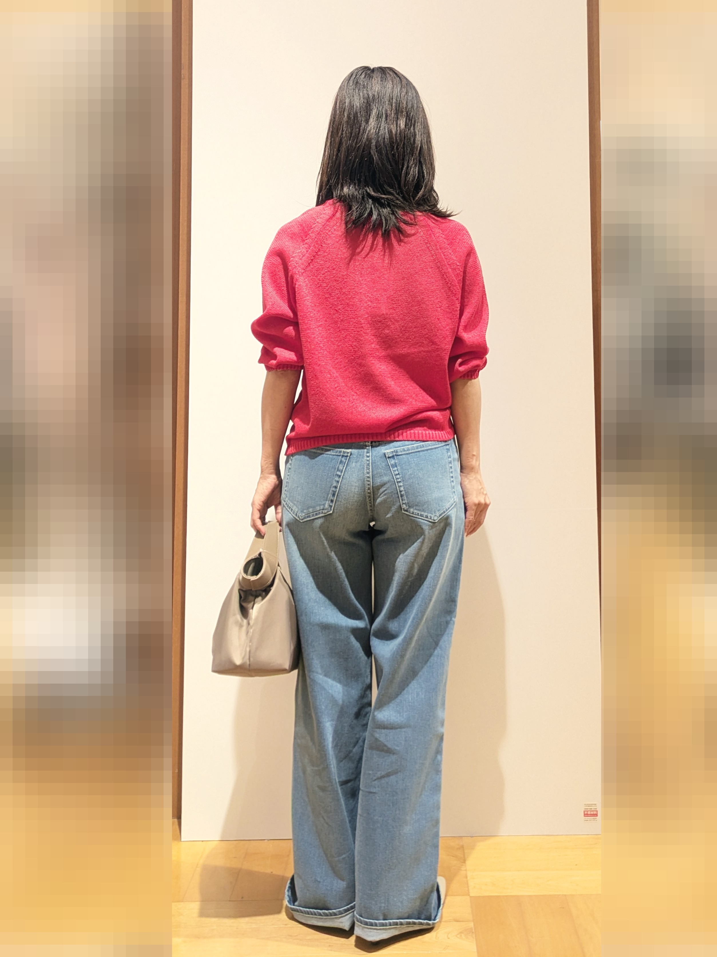laverさんの「UNTITLED｜【洗える/ゆったり】クルーネックドライニット」を使ったコーディネート