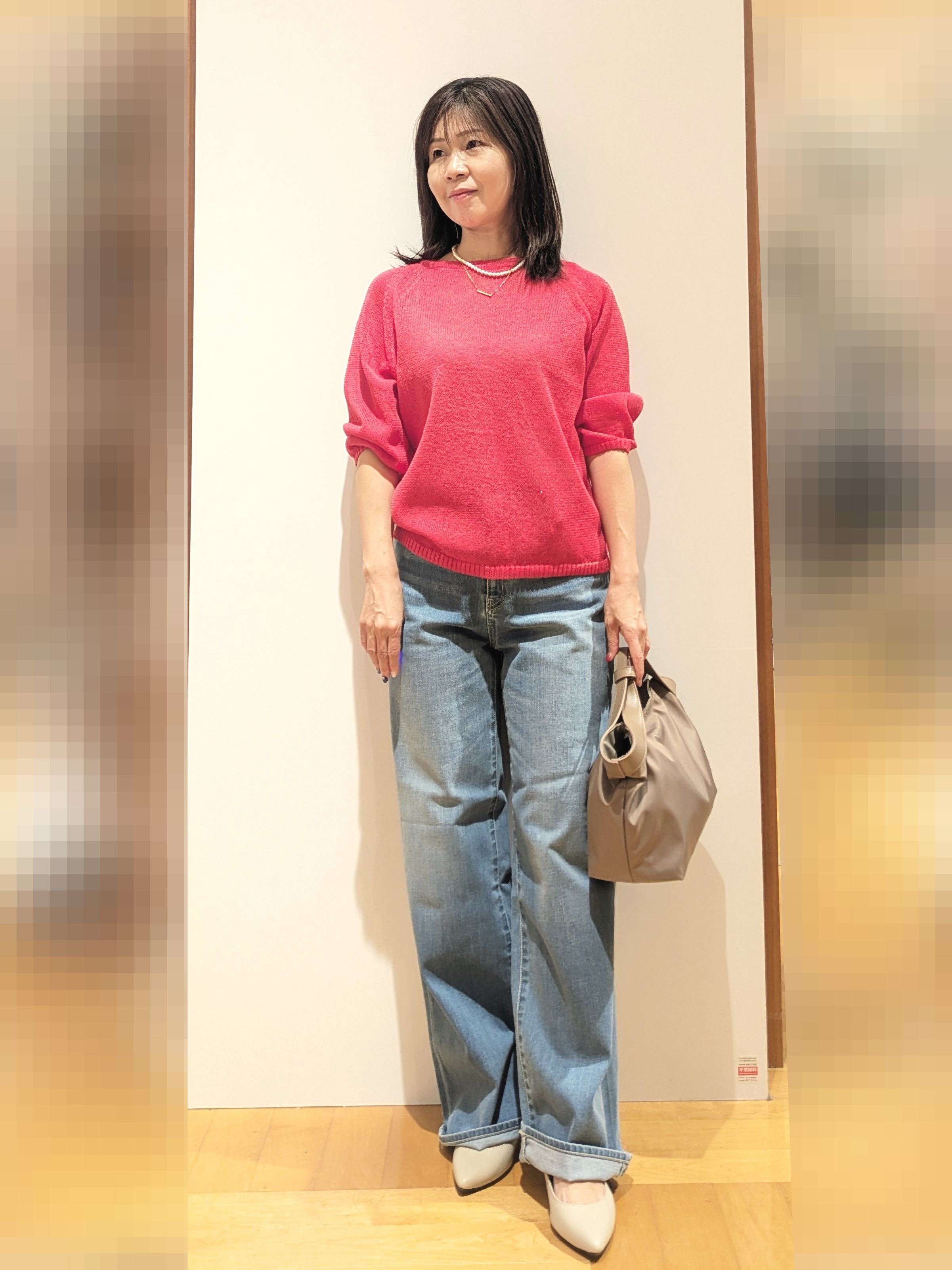 laverさんの「UNTITLED｜◆【程よいシアー感/洗える】エアリーバイオジャケット」を使ったコーディネート
