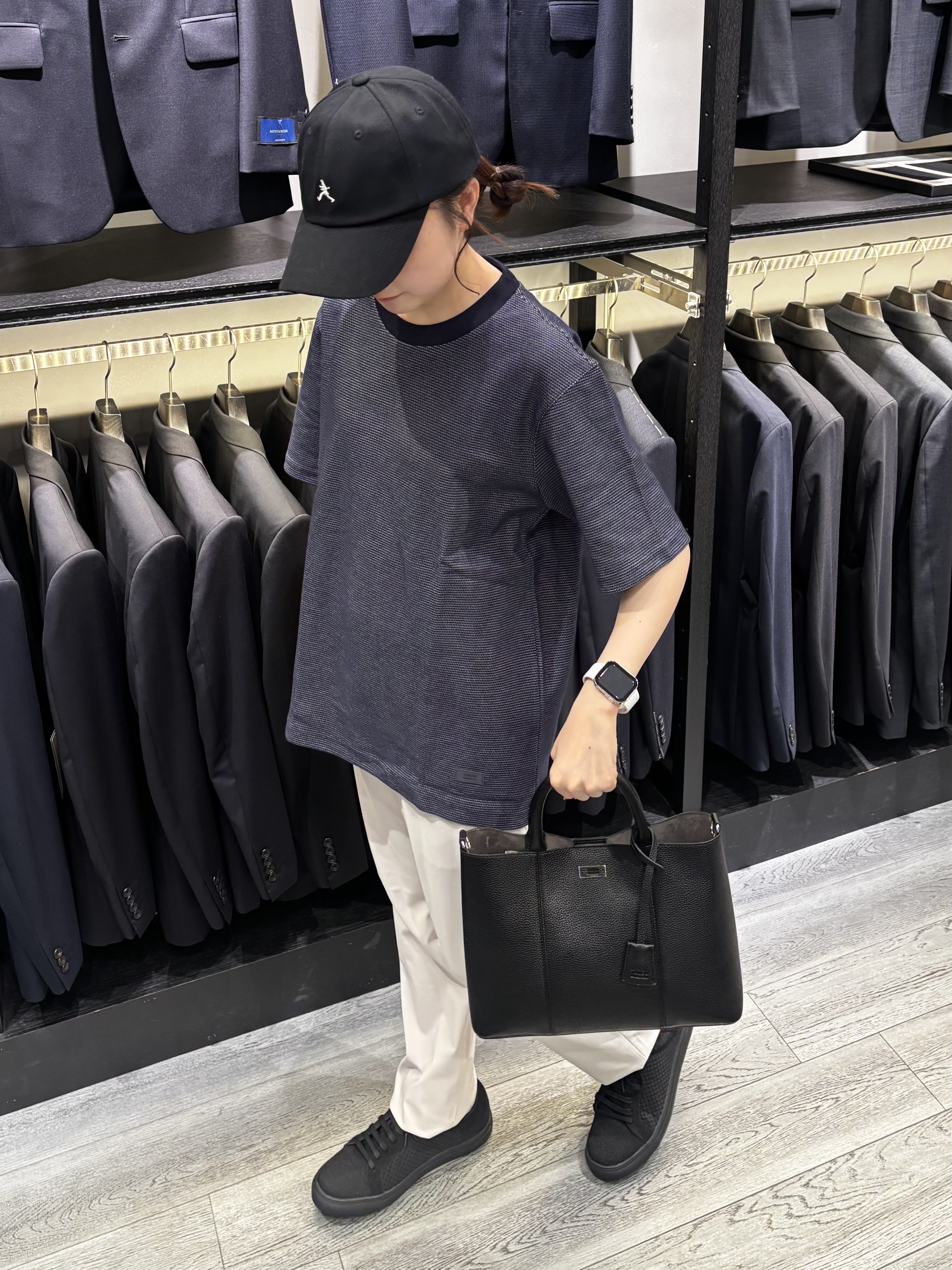 ウララさんの「TAKEO KIKUCHI｜ニットアッパースニーカー」を使ったコーディネート