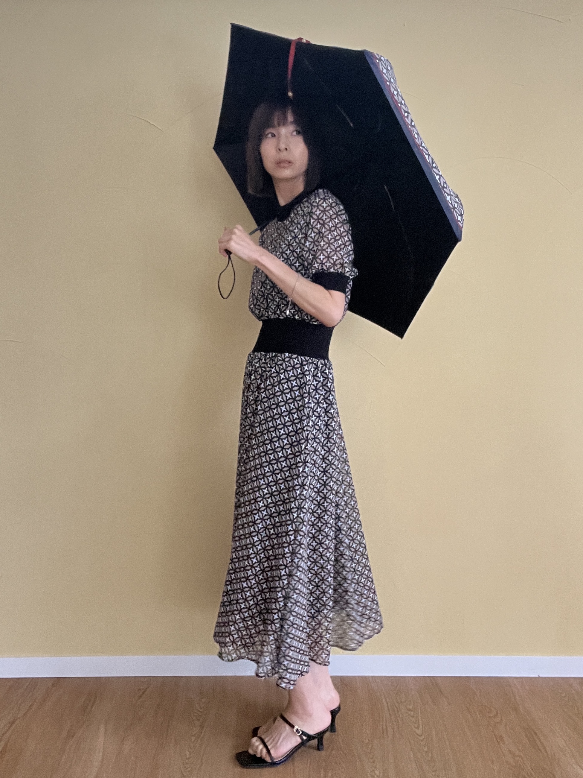 misaさんの「DRESSTERIOR｜◆【再入荷/otonaMUSE5月号掲載/ウォッシャブル】オーバーラップサークル シアードレス」を使ったコーディネート