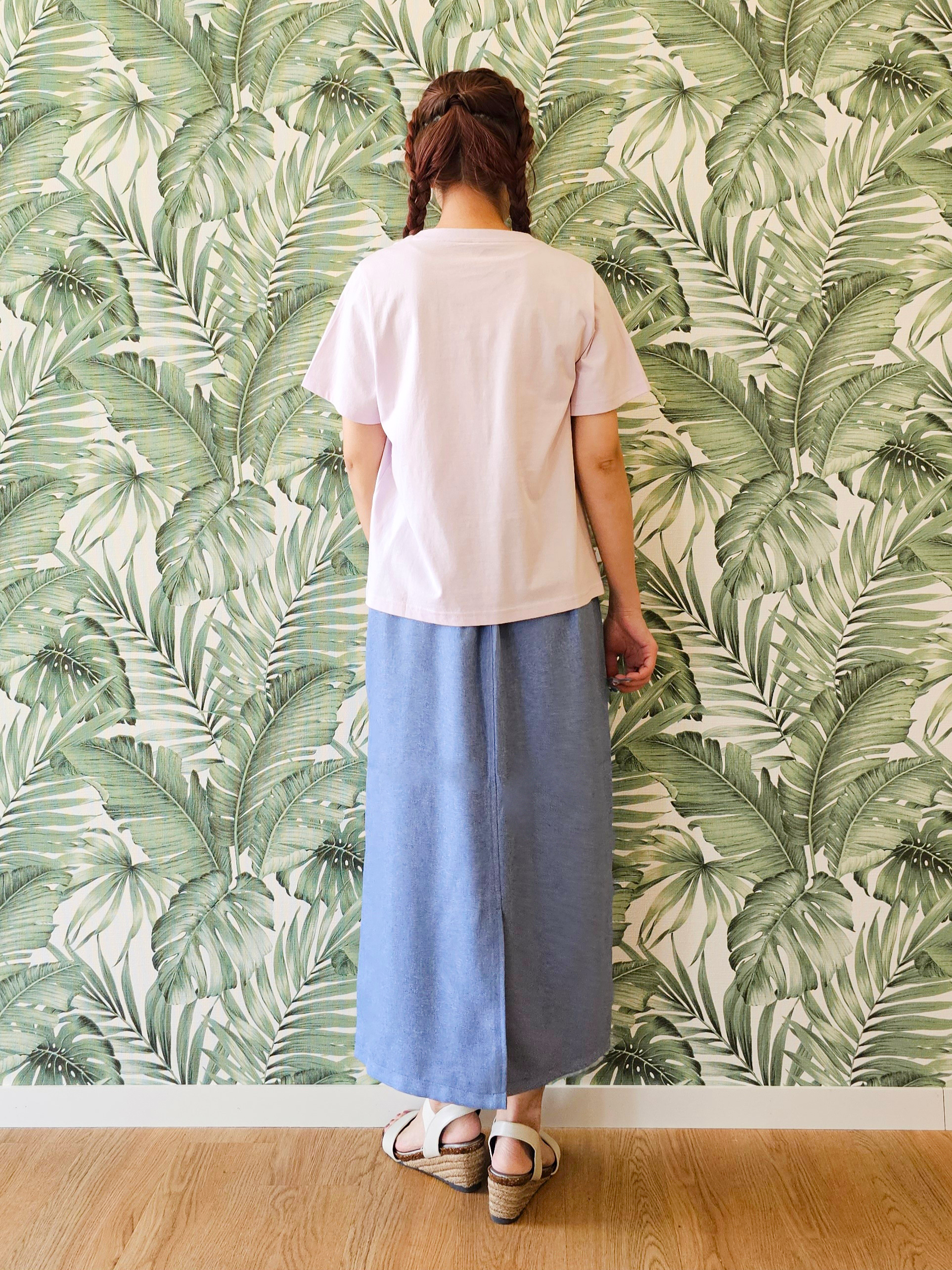 ゆゆさんの「SHOO･LA･RUE｜【S-LL/プチプラ/柄が選べる】上品プリントTシャツ」を使ったコーディネート