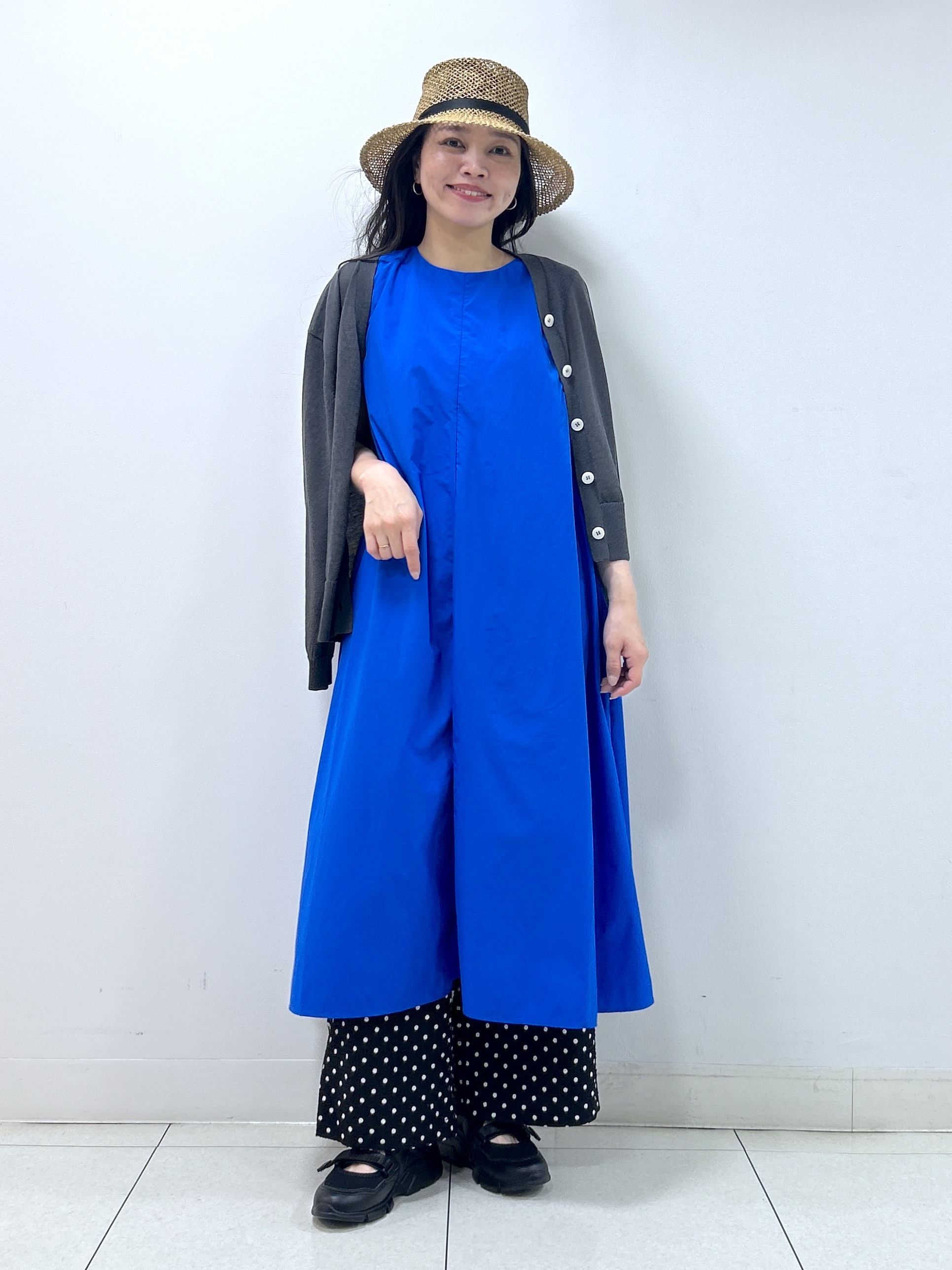 Kaiさんの「Dessin｜【撥水】Aラインナイロンワンピース」を使ったコーディネート