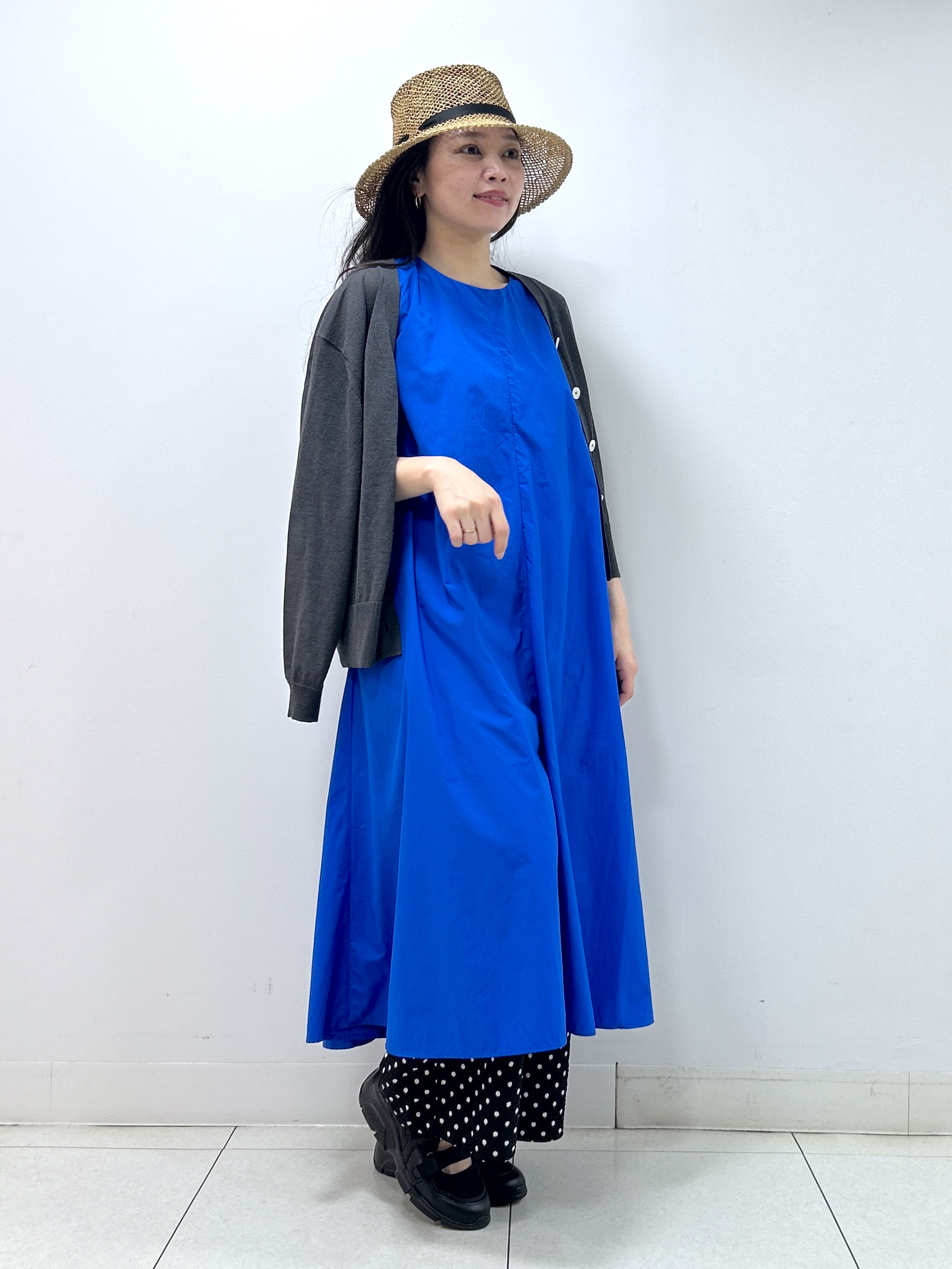 Kaiさんの「Dessin｜【撥水】Aラインナイロンワンピース」を使ったコーディネート
