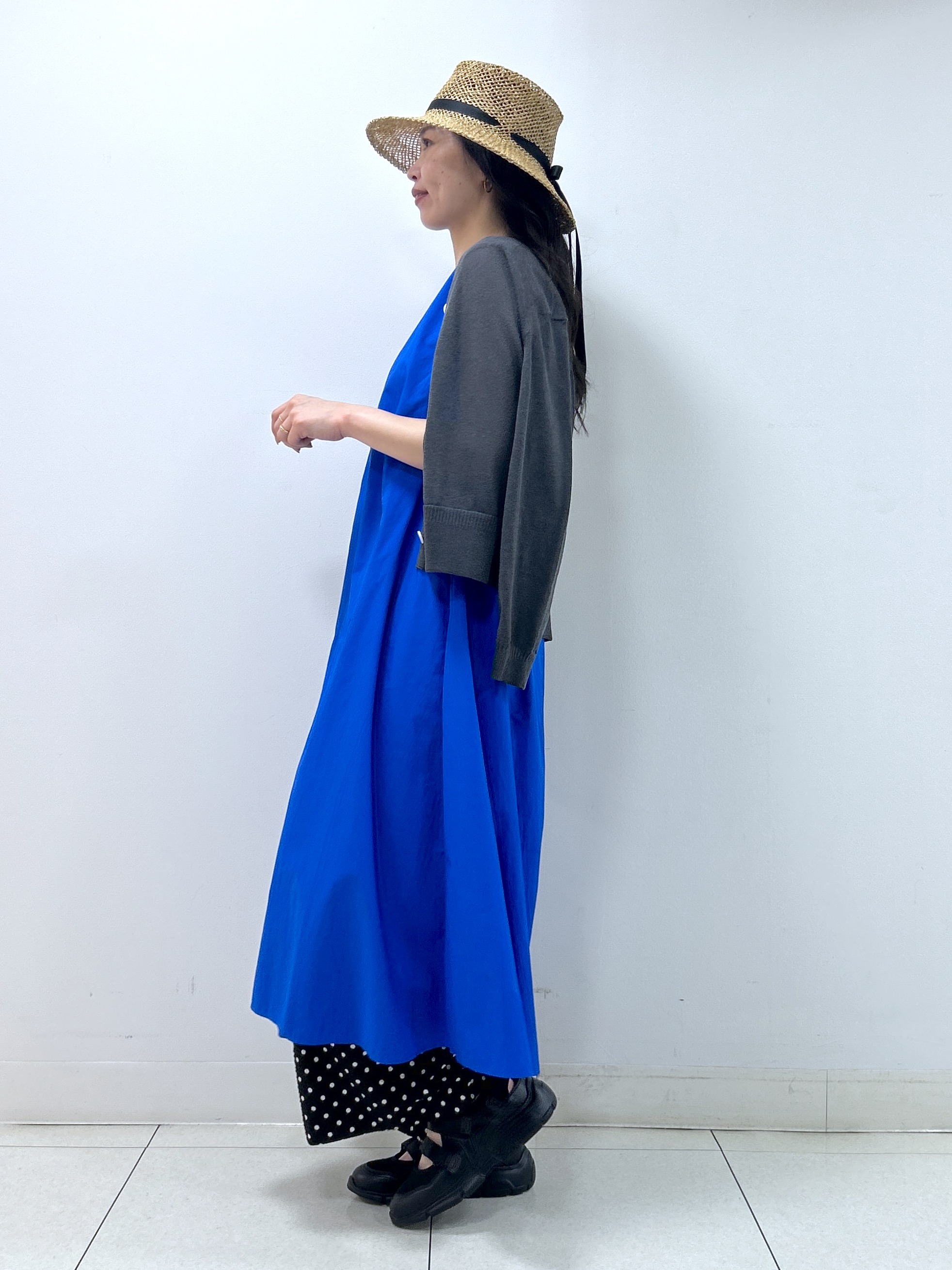 Kaiさんの「Dessin｜【撥水】Aラインナイロンワンピース」を使ったコーディネート