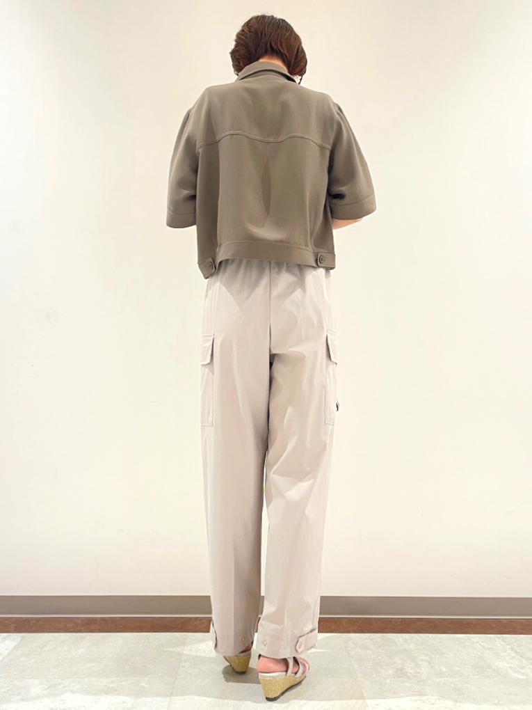ちいはちさんの「grove｜【吸水速乾・通気性・洗える】衿付きハーフジャケット」を使ったコーディネート