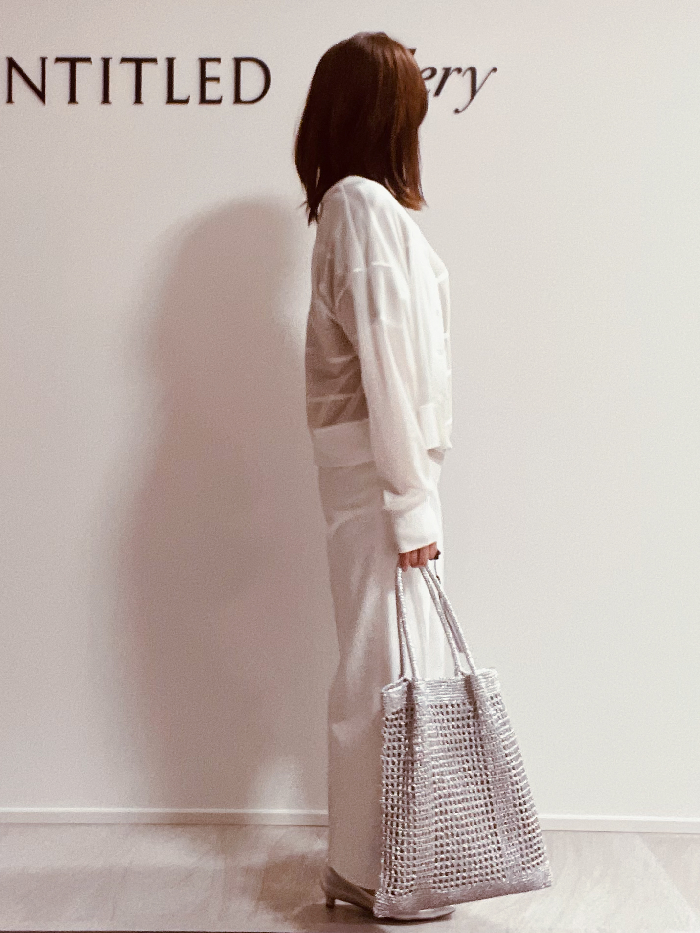 めいさんの「UNTITLED｜【11色展開/体型カバー】前後2WAYフレンチスリーブニット」を使ったコーディネート
