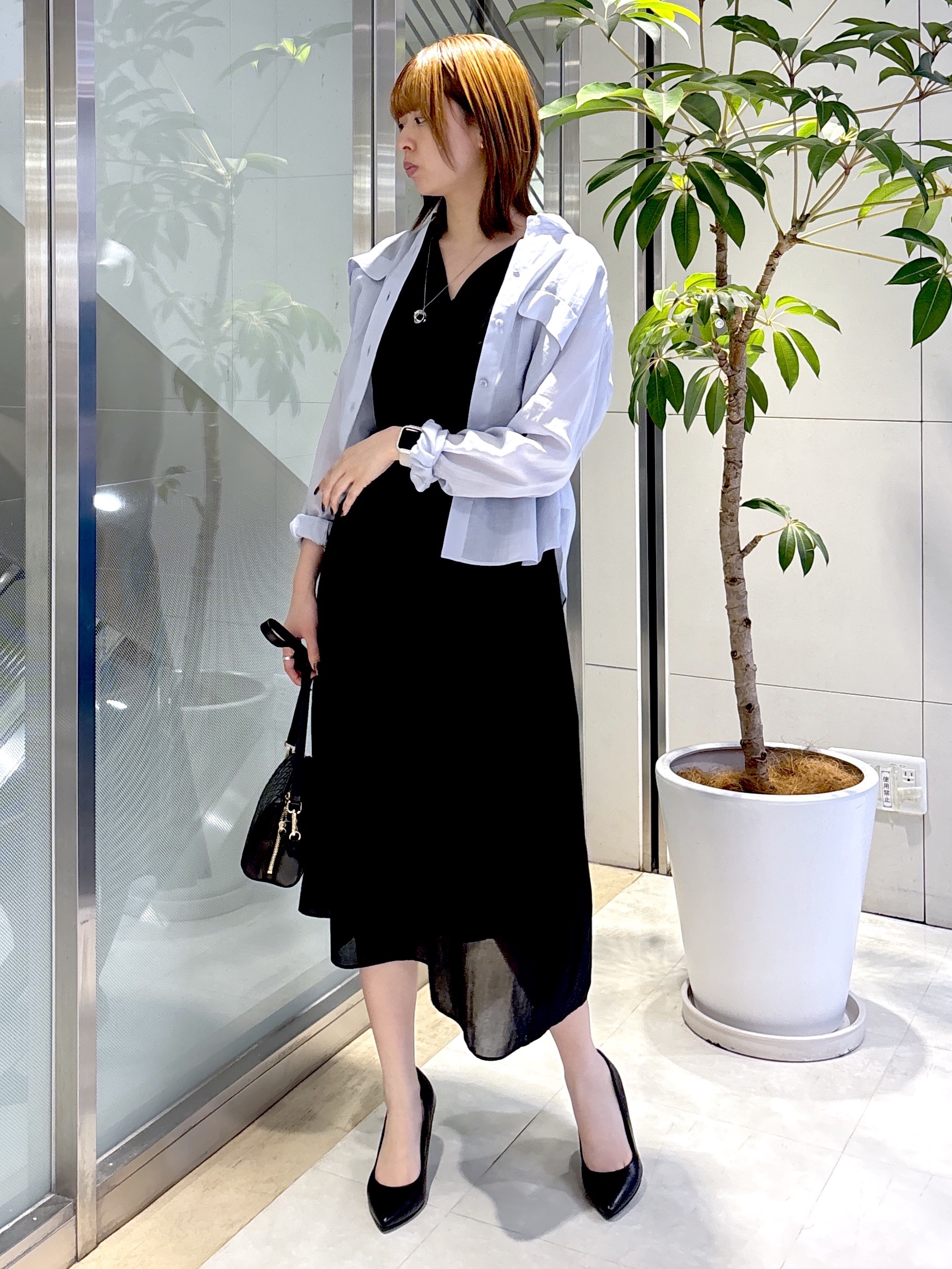 yukaさんの「UNTITLED｜【接触冷感】ドライタッチシャツ」を使ったコーディネート